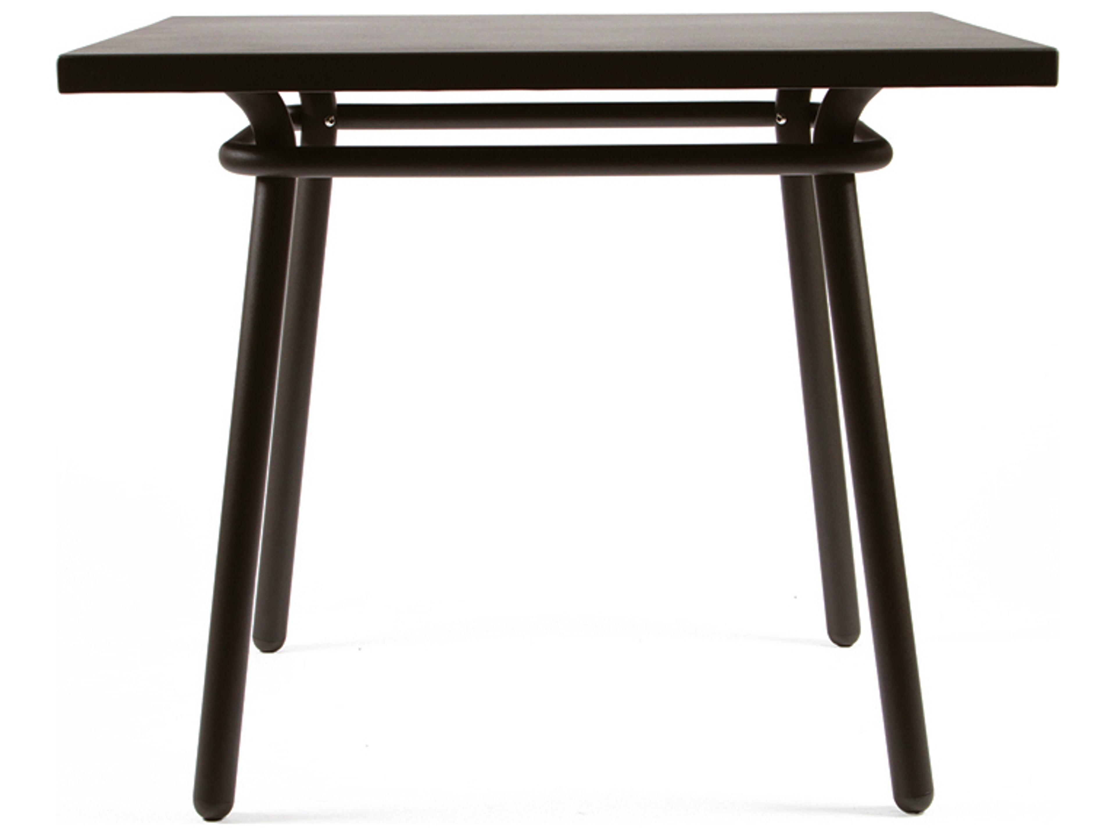 Via Seaside A600 Square Aluminum Dining Table