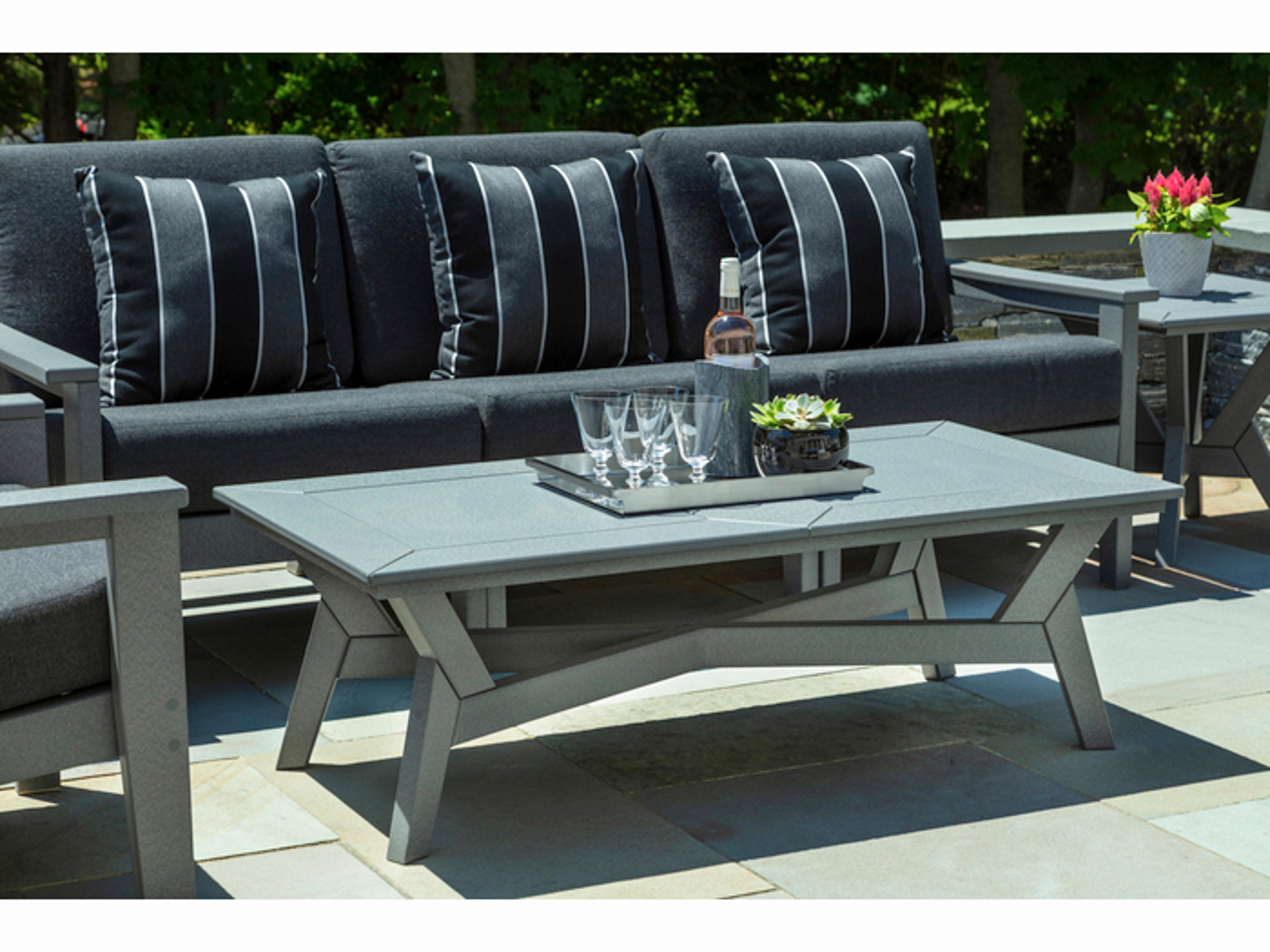 Dex Recycled Plastic Cushion Patio Lounge Set