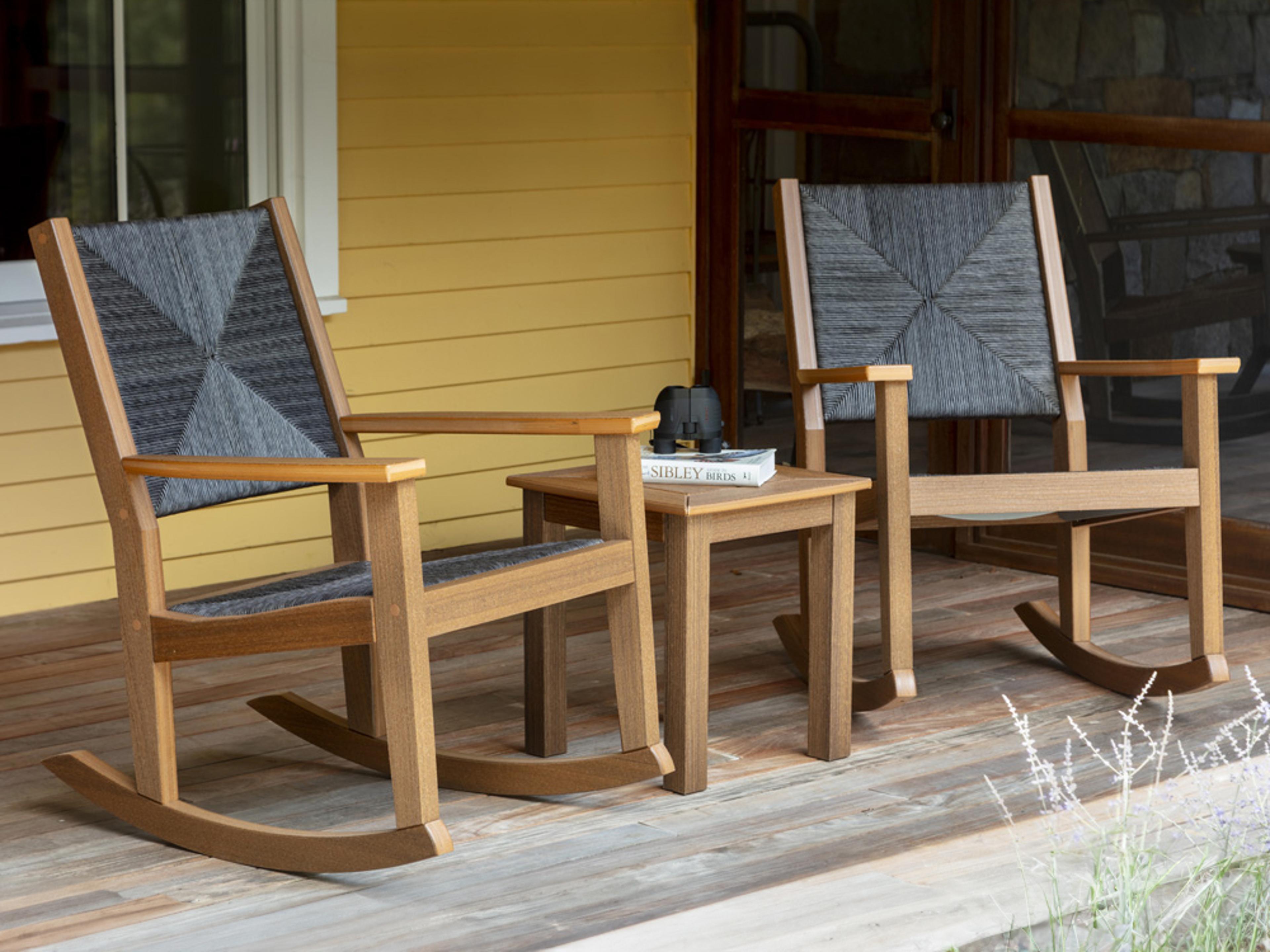 Greenwich Recycled Plastic Wicker Outdoor Patio Lounge Set