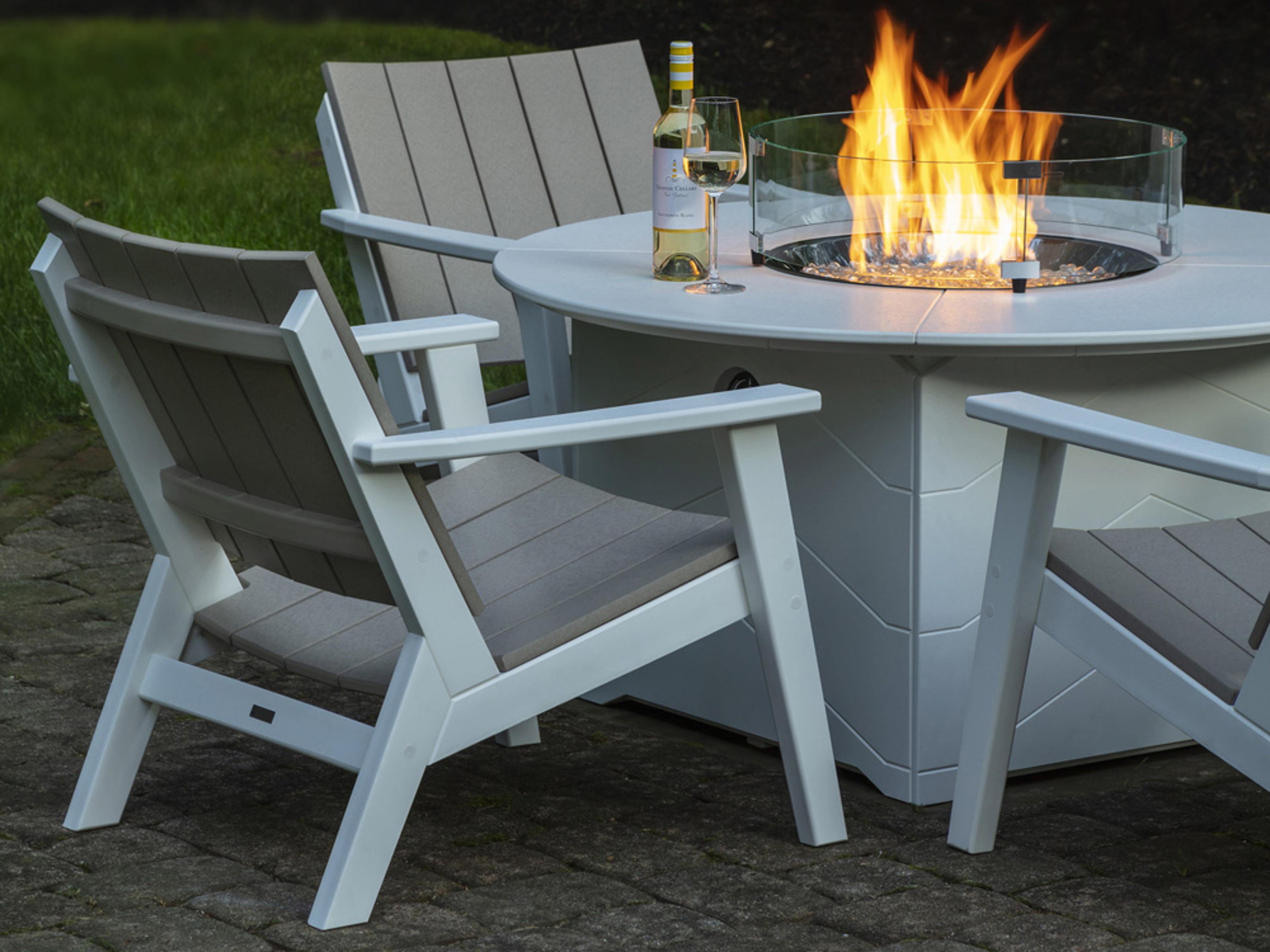 Mad Recycled Plastic Outdoor Patio Lounge Set