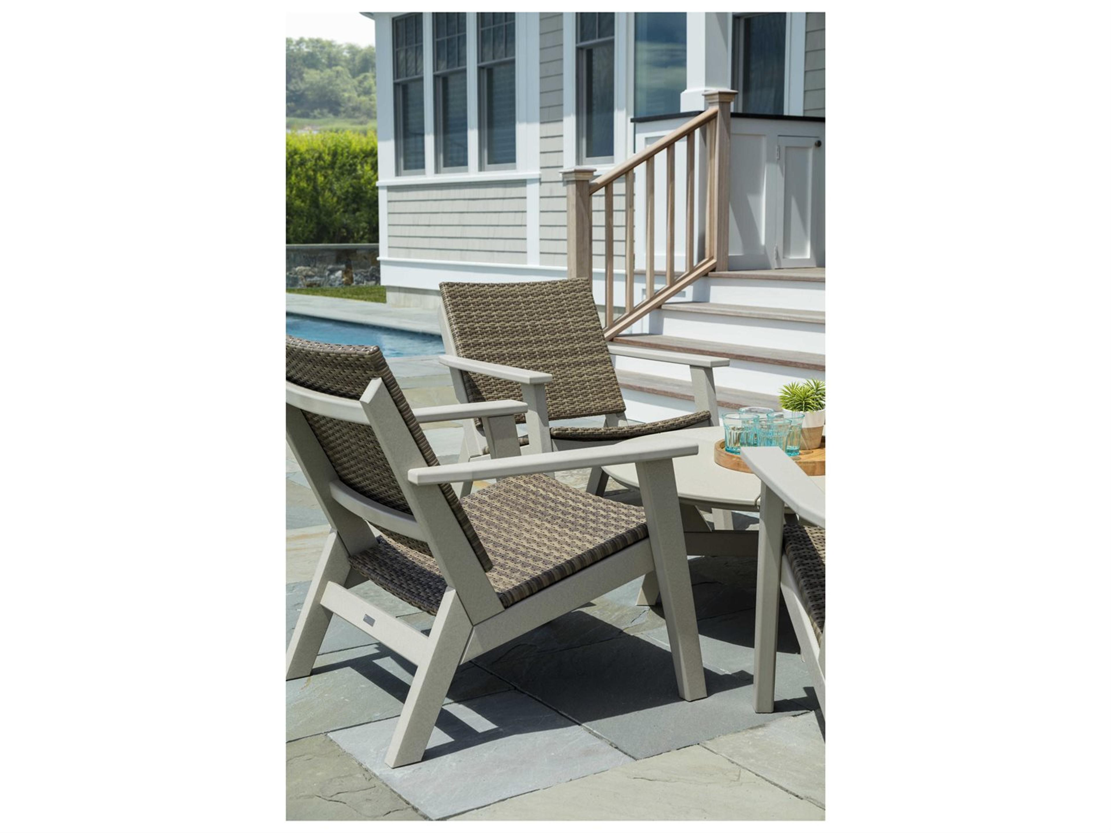 Mad Recycled Plastic Outdoor Patio Lounge Set