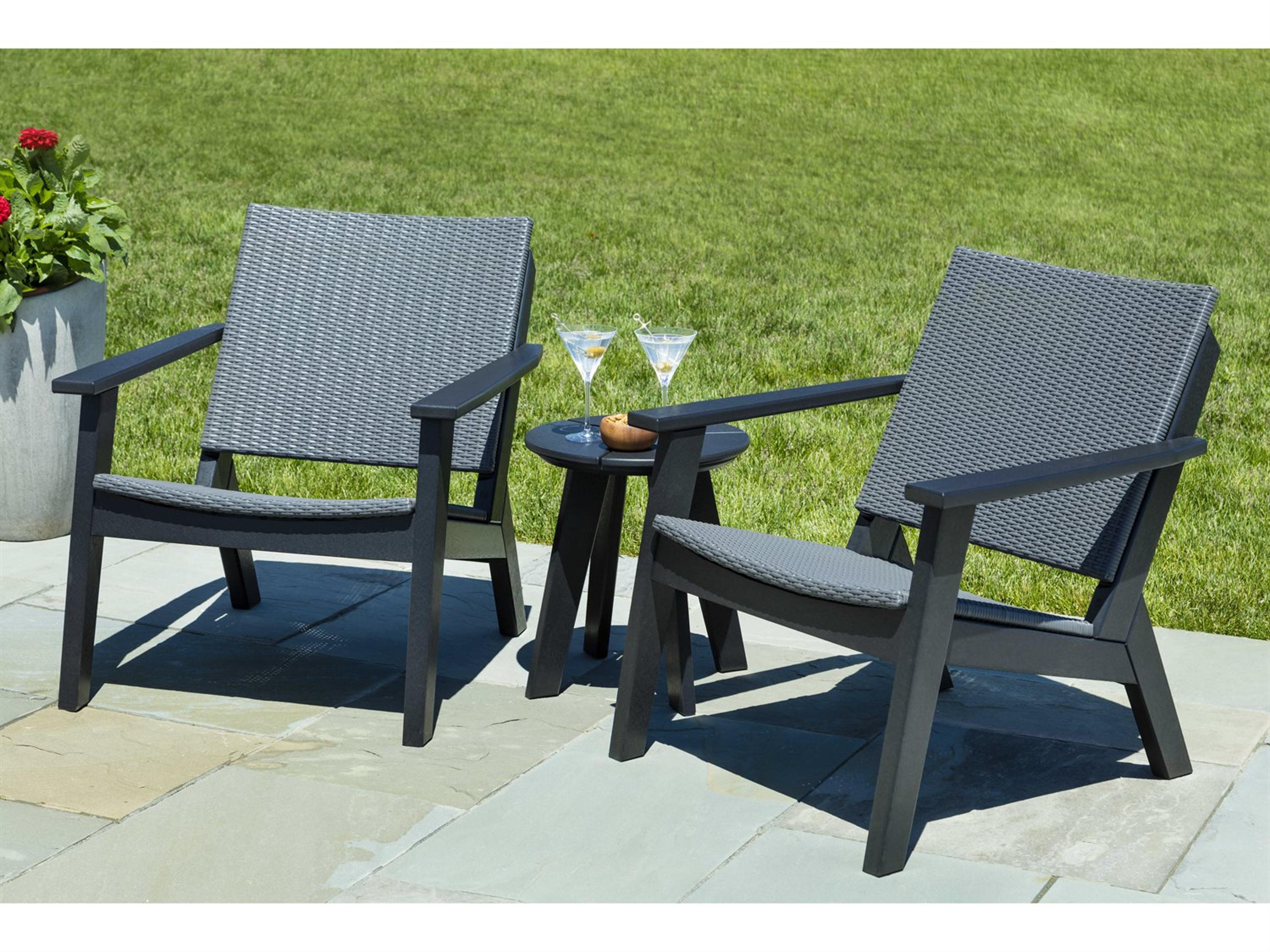 Mad Recycled Plastic Outdoor Patio Lounge Set