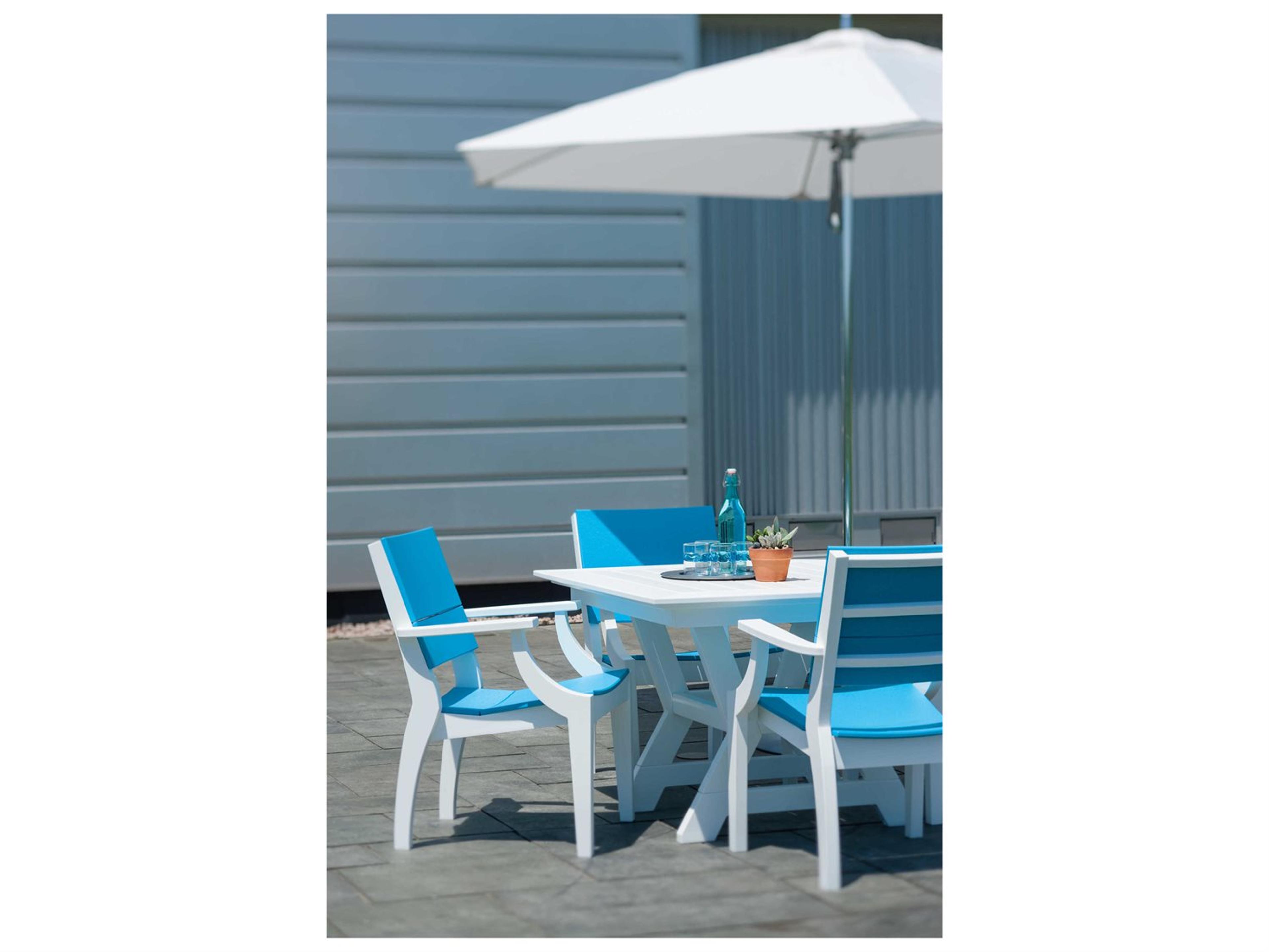 Sym Recycled Plastic Outdoor Patio Dining Set