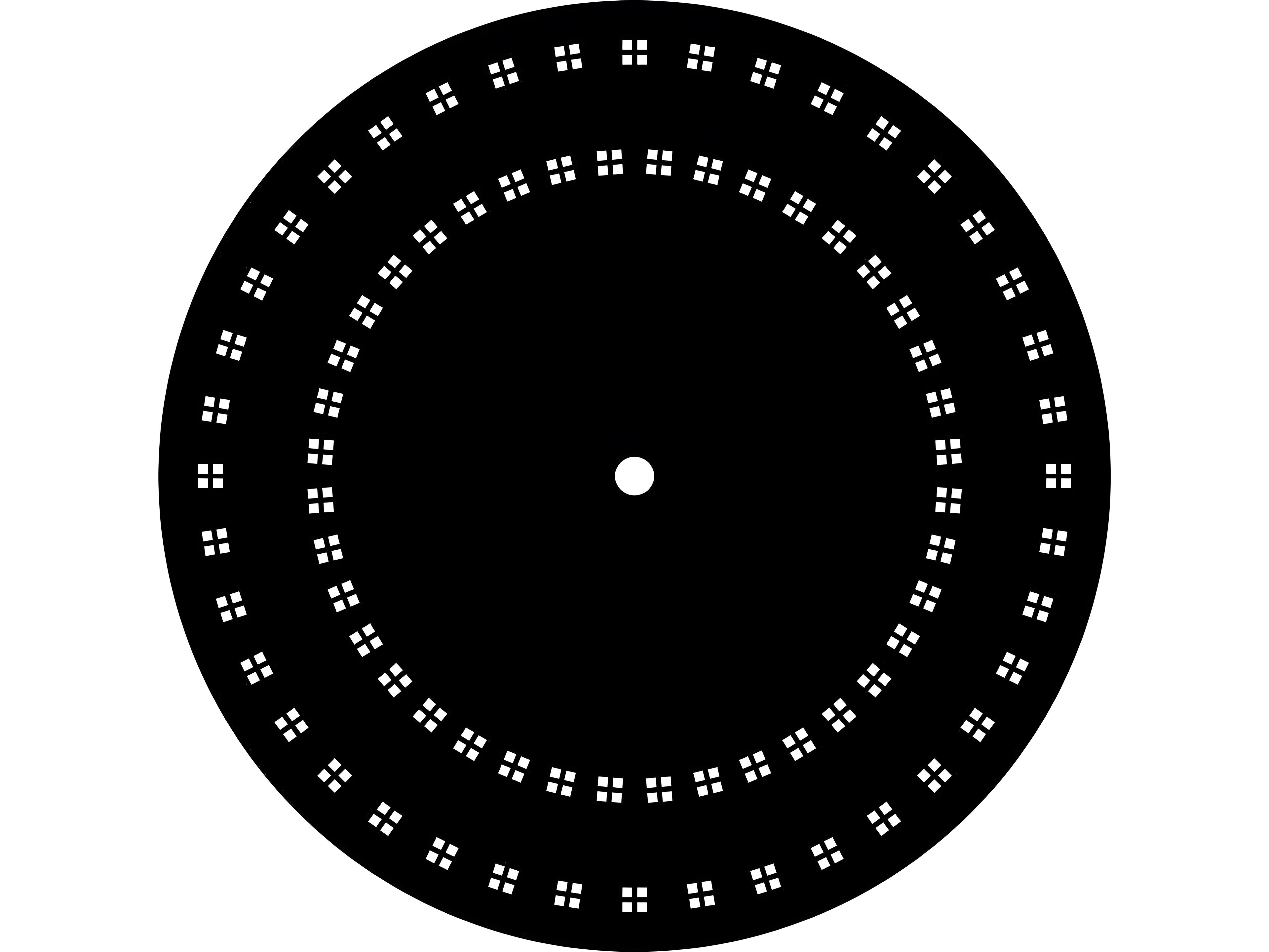 Suncoast Patterned Square Aluminum Round Metal Outdoor Patio Bar Table with Umbrella Hole