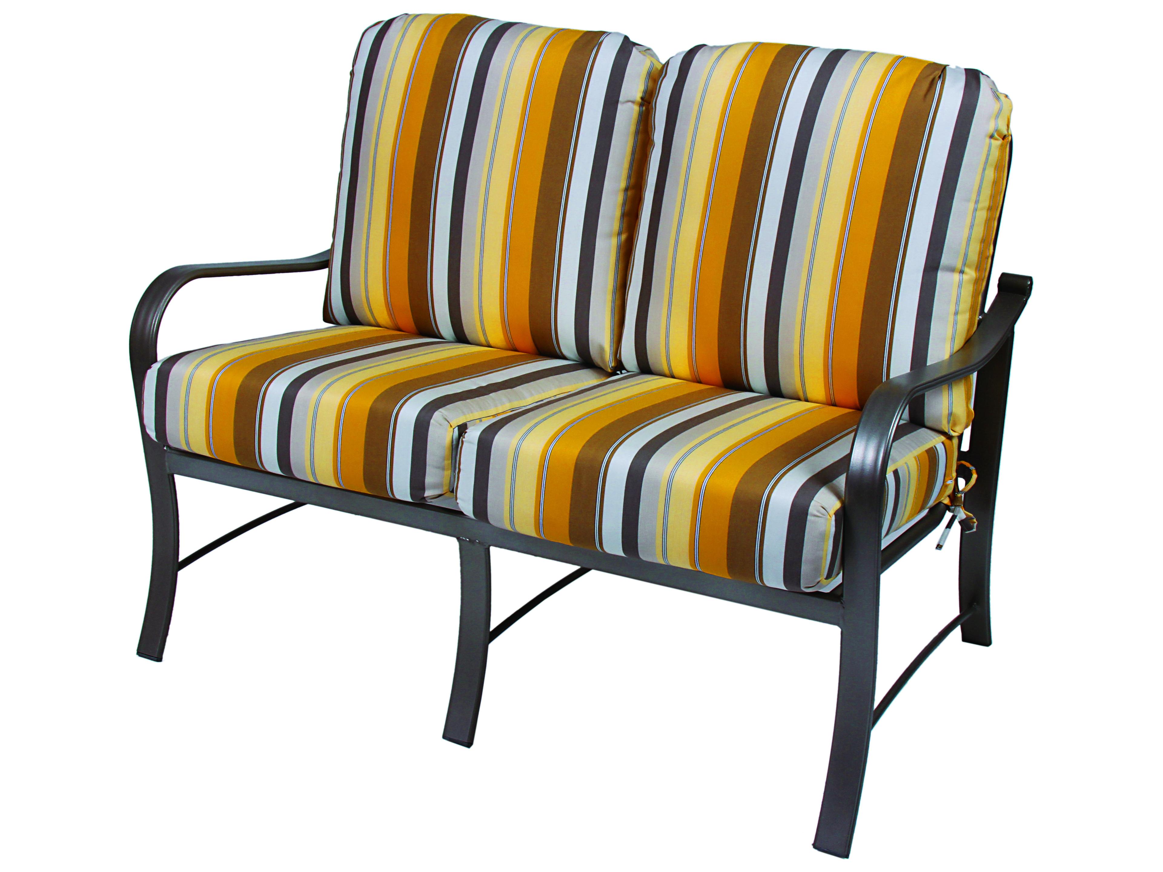 Rosetta Aluminum Outdoor Loveseat