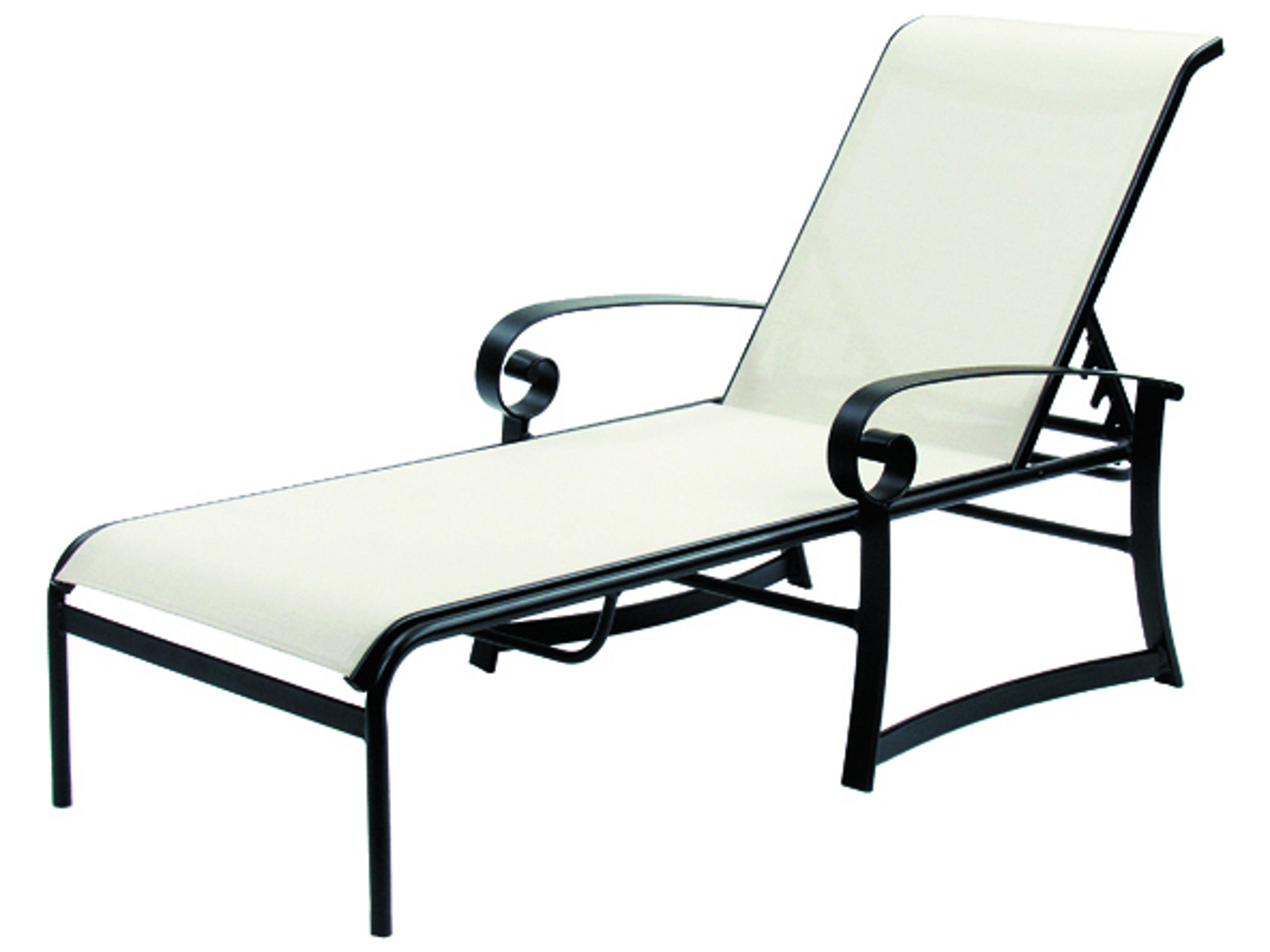 Orleans Sling Aluminum Outdoor Chaise Lounge