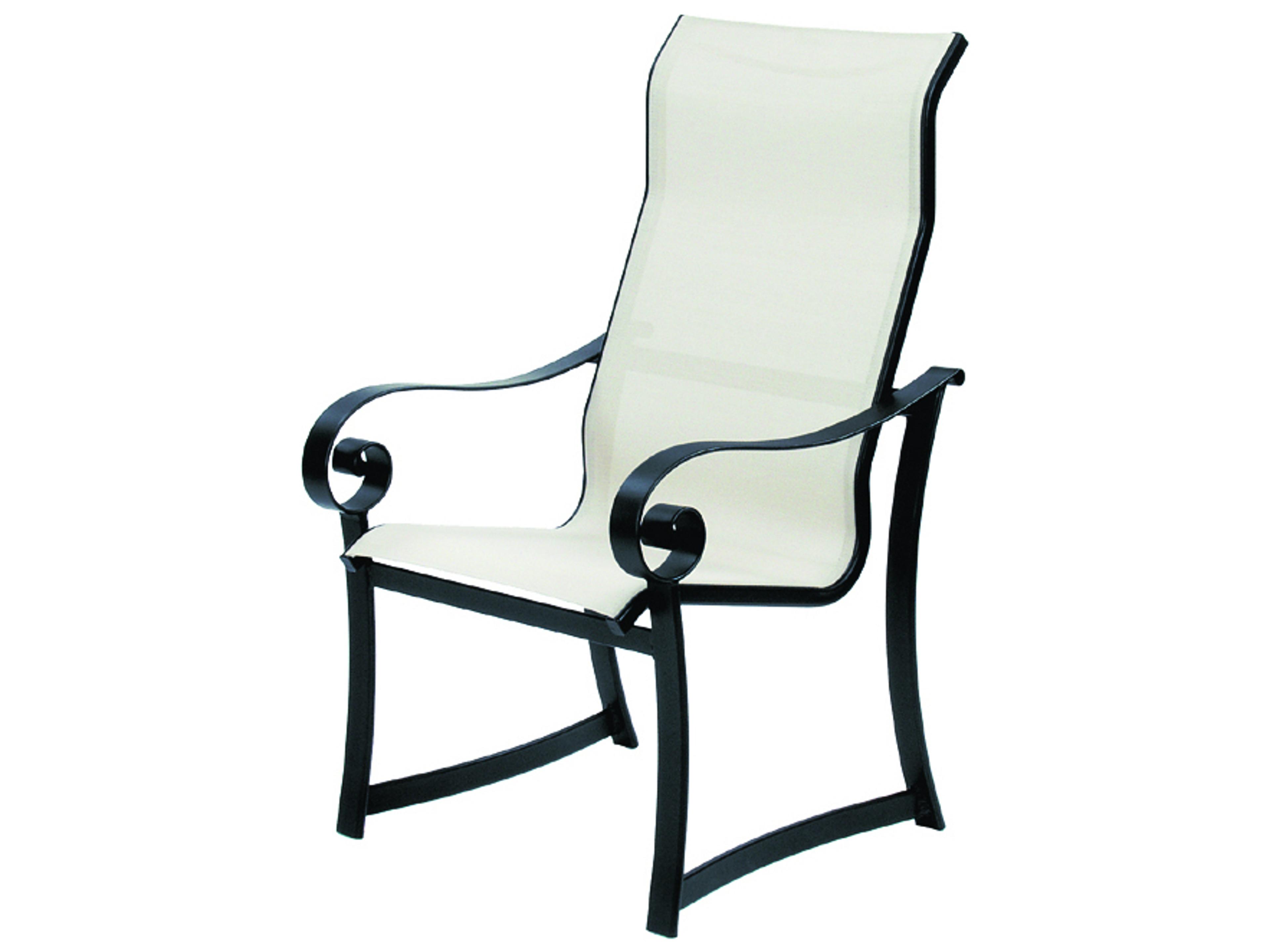 Orleans Sling Aluminum Supreme Patio Dining Arm Chair