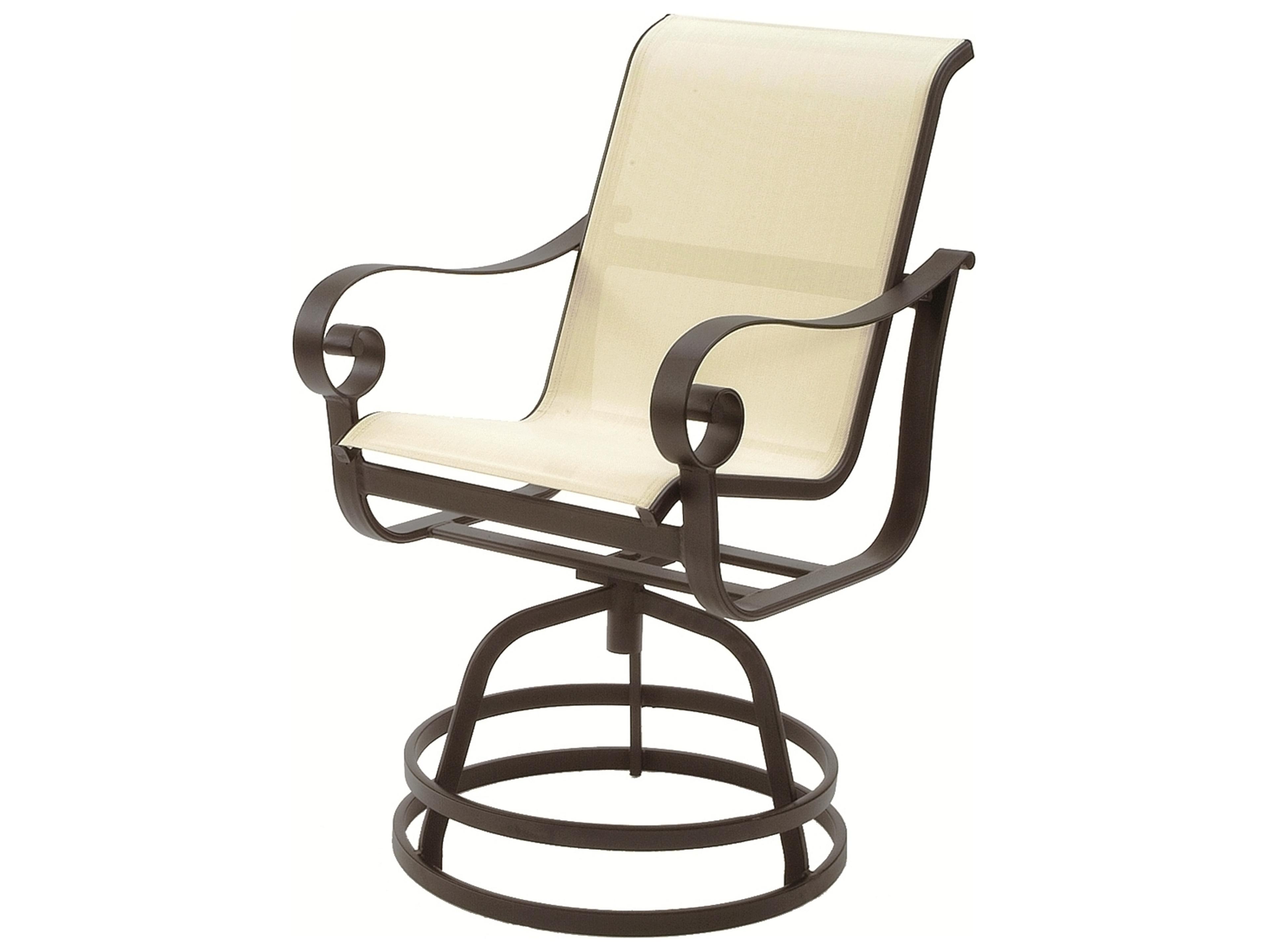 Orleans Sling Aluminum Swivel Counter Arm Stool