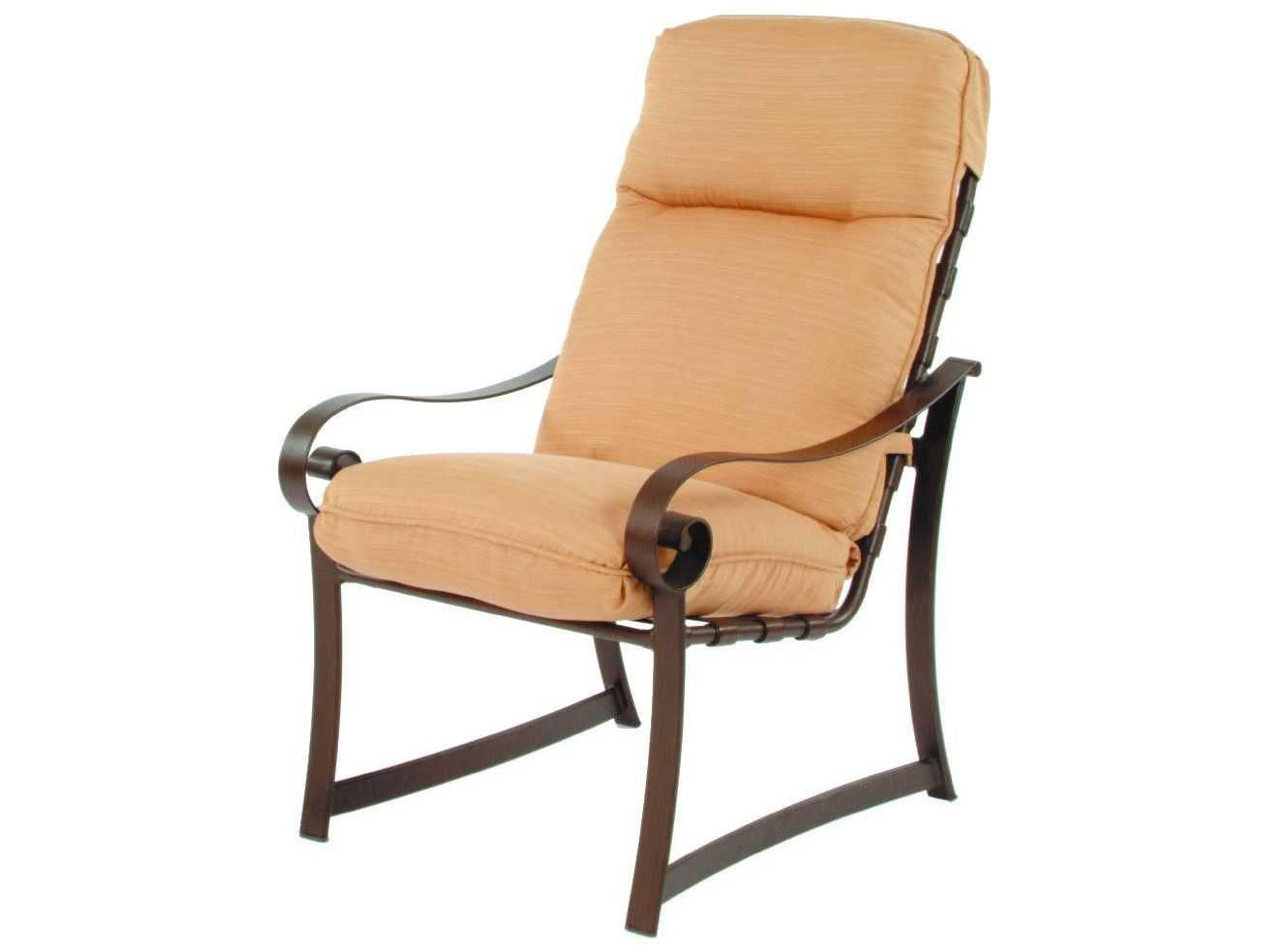 Suncoast Orleans Cushion Aluminum Outdoor Patio Dining Arm Chair