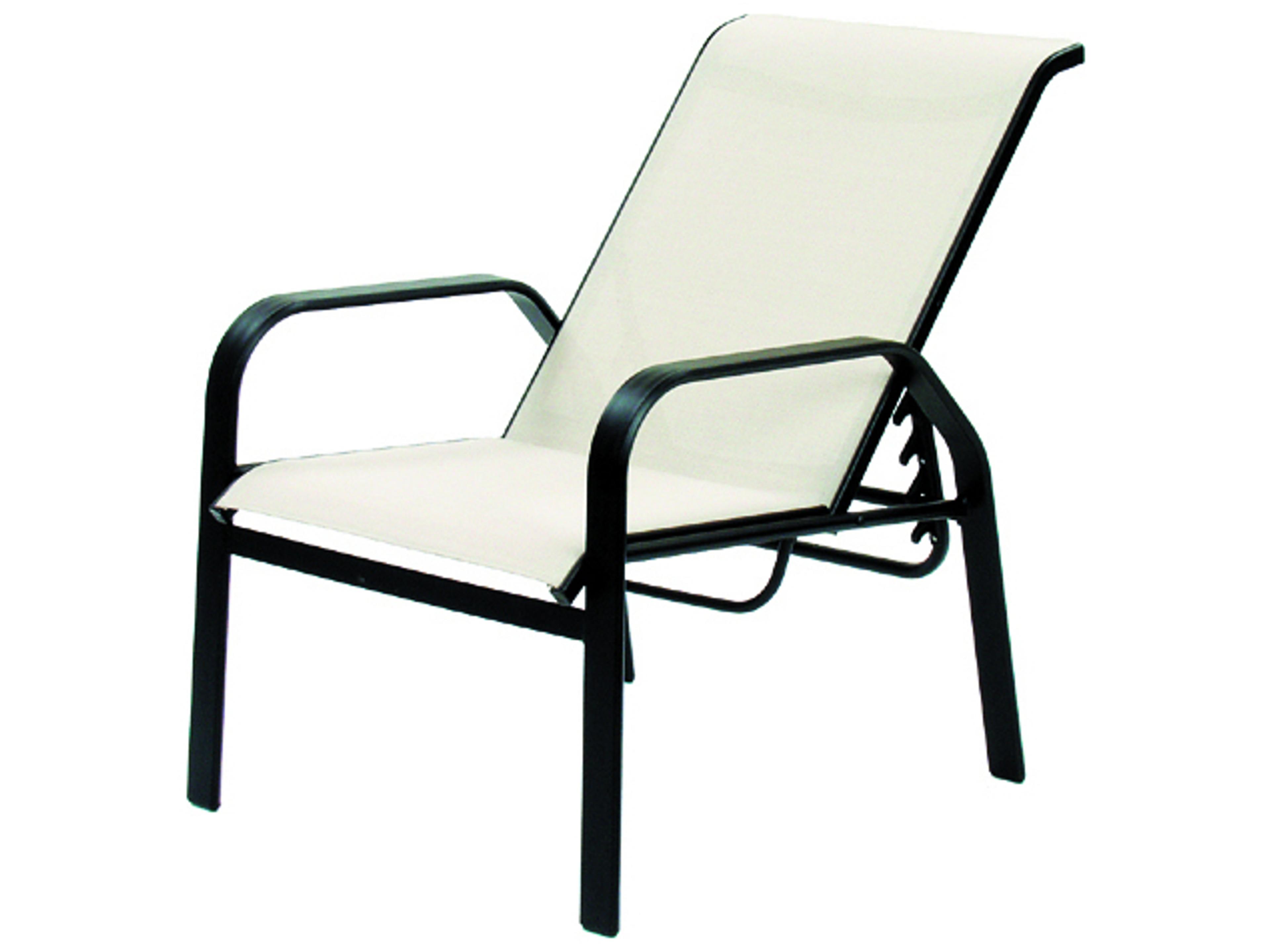 Maya Sling Aluminum Recliner Outdoor Patio Lounge Chair
