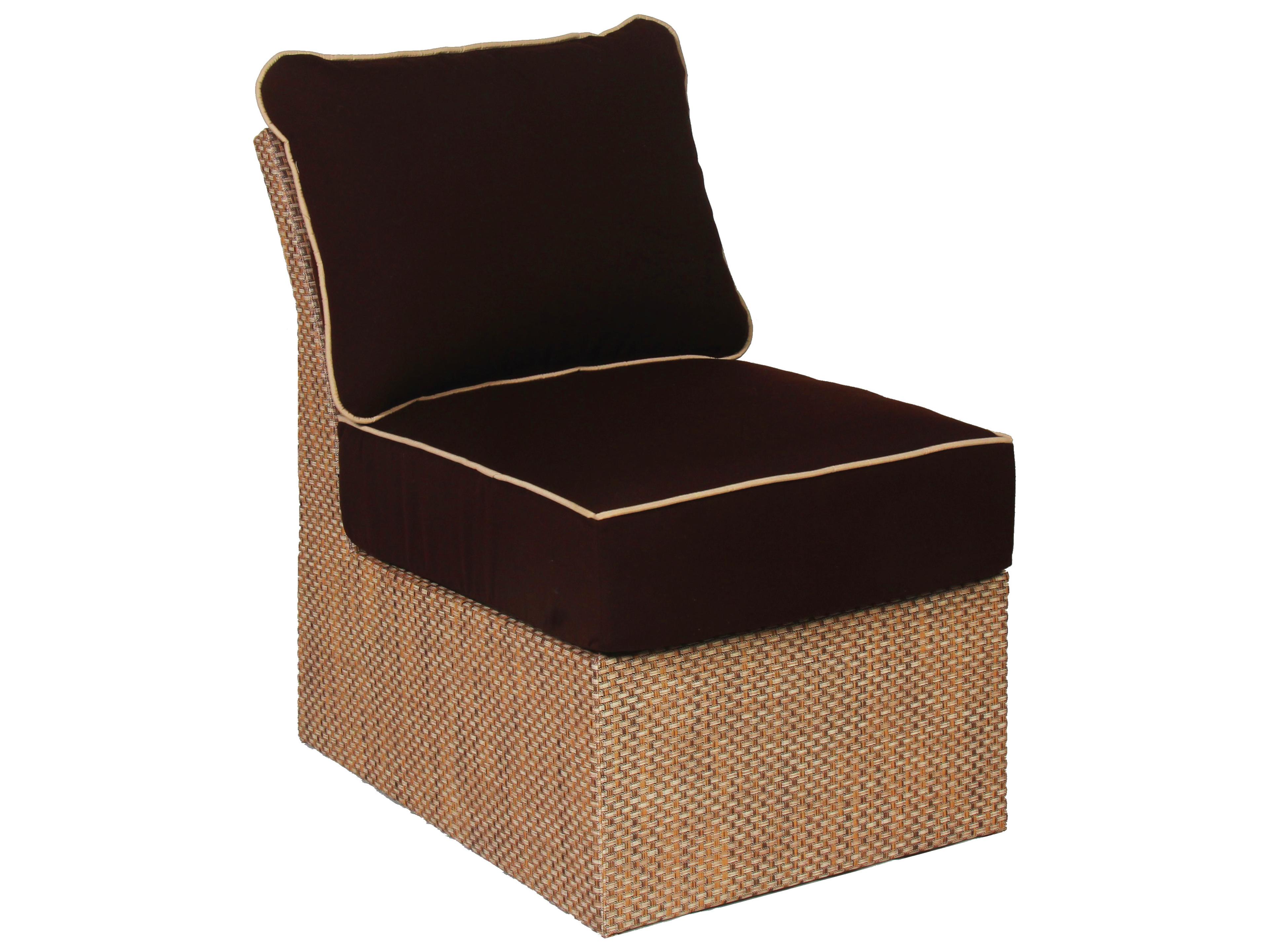 Summer Aluminum Wicker Modular Patio Lounge Chair