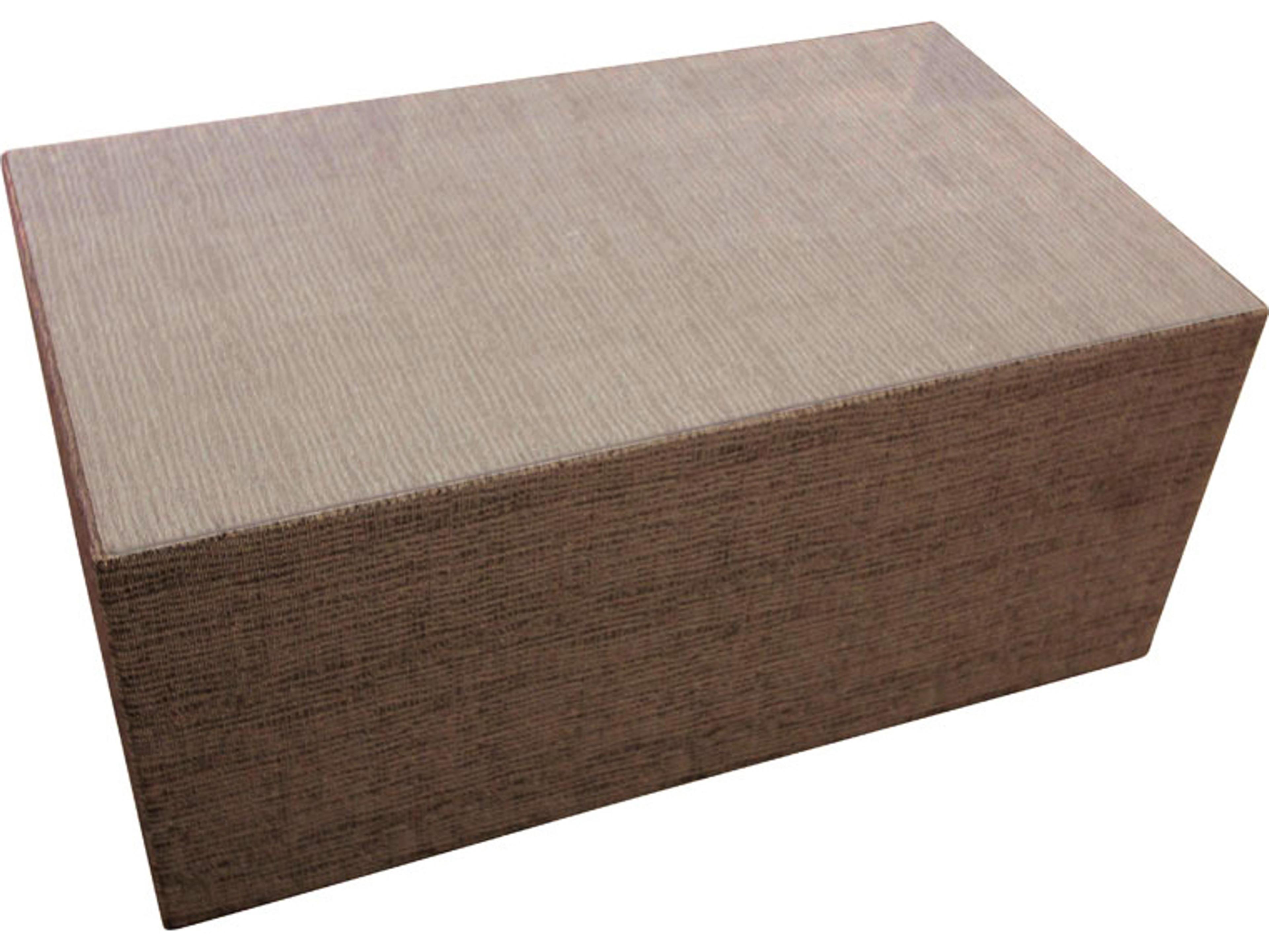 Suncoast Summer Aluminum Rectangular Outdoor Patio Coffee Table