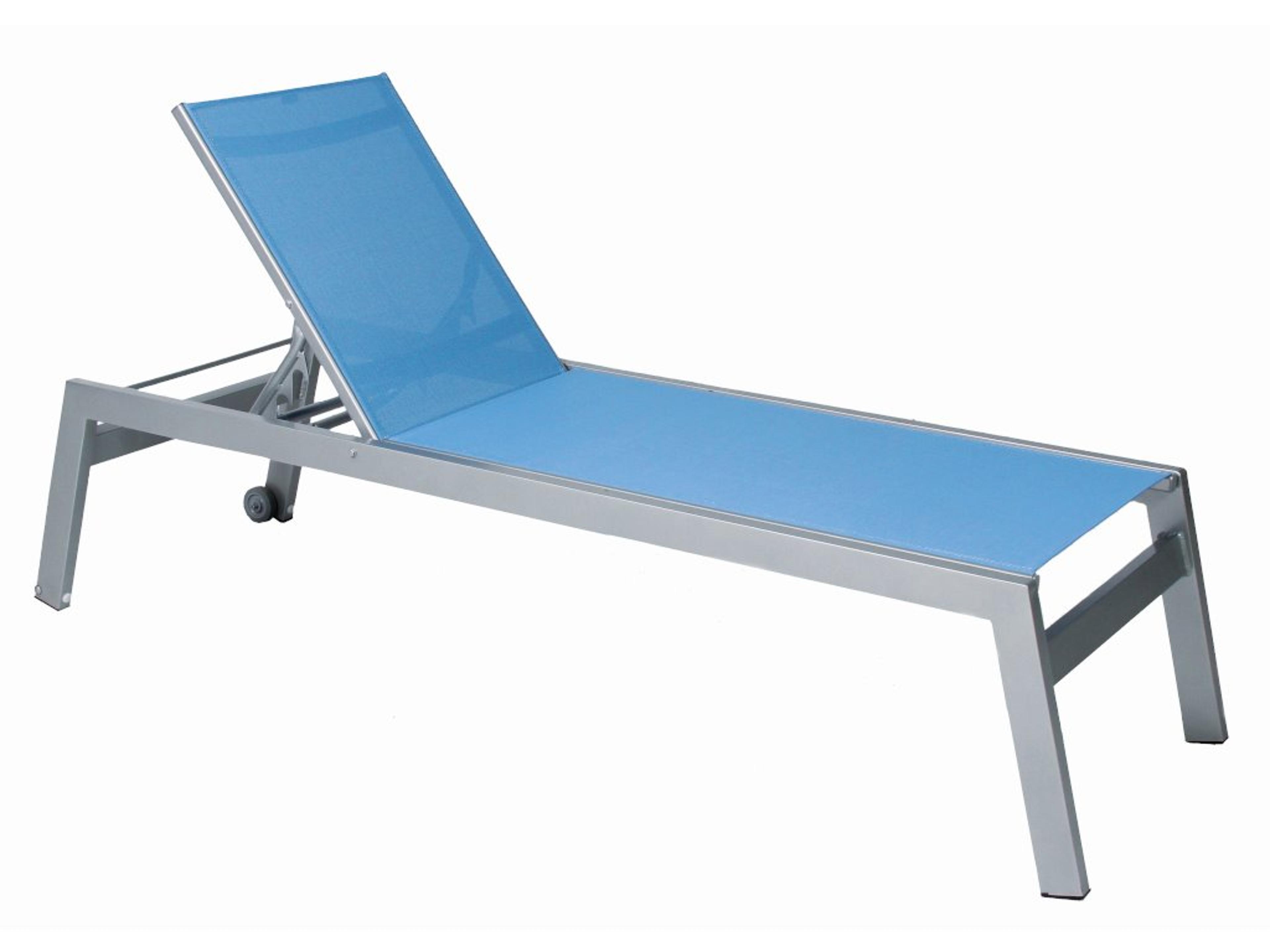Vectra Rise Sling Aluminum Patio Chaise Lounge With Arms