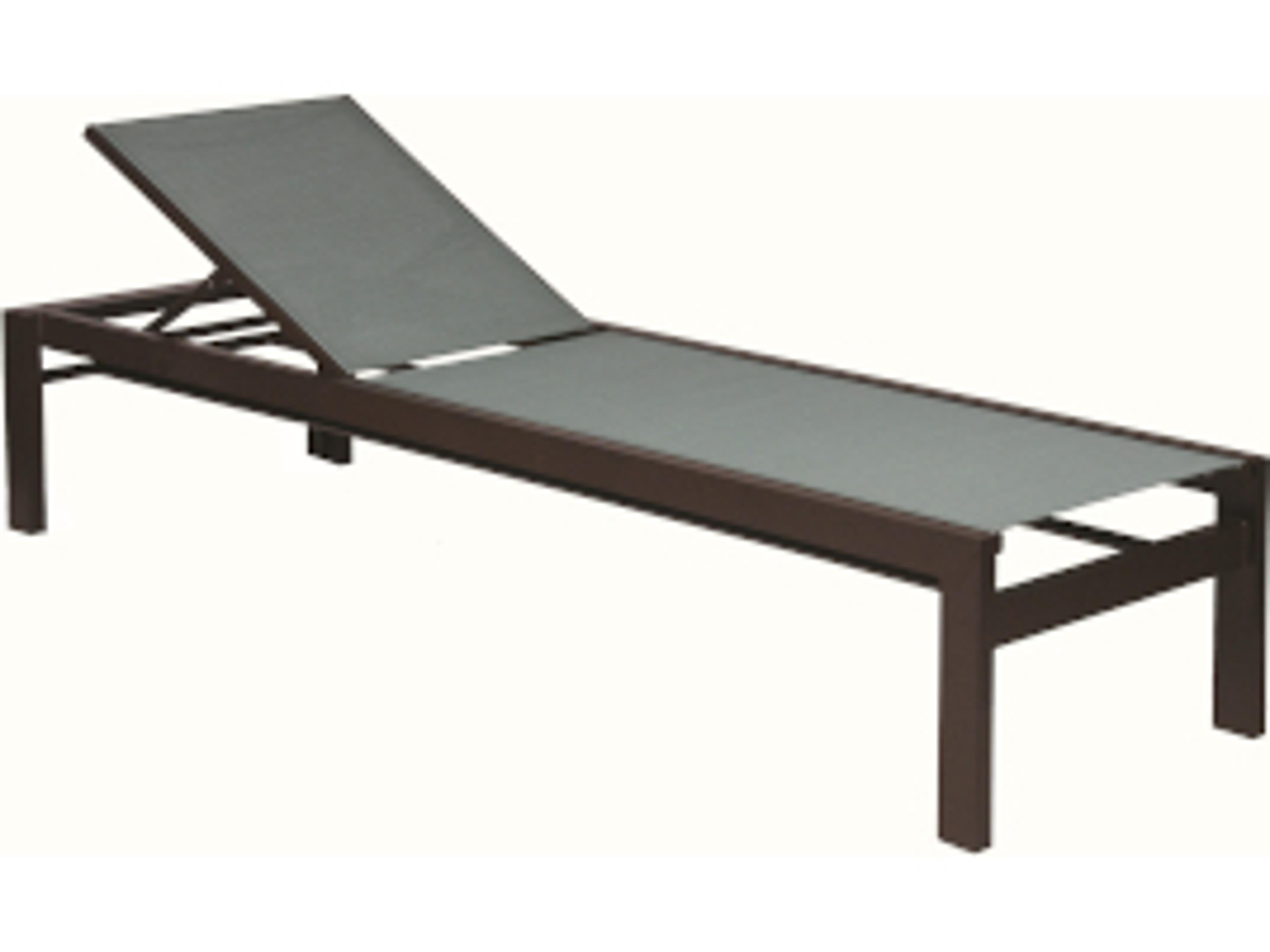 Vectra Bold Slng Aluminum Outdoor Patio Chaise Lounge
