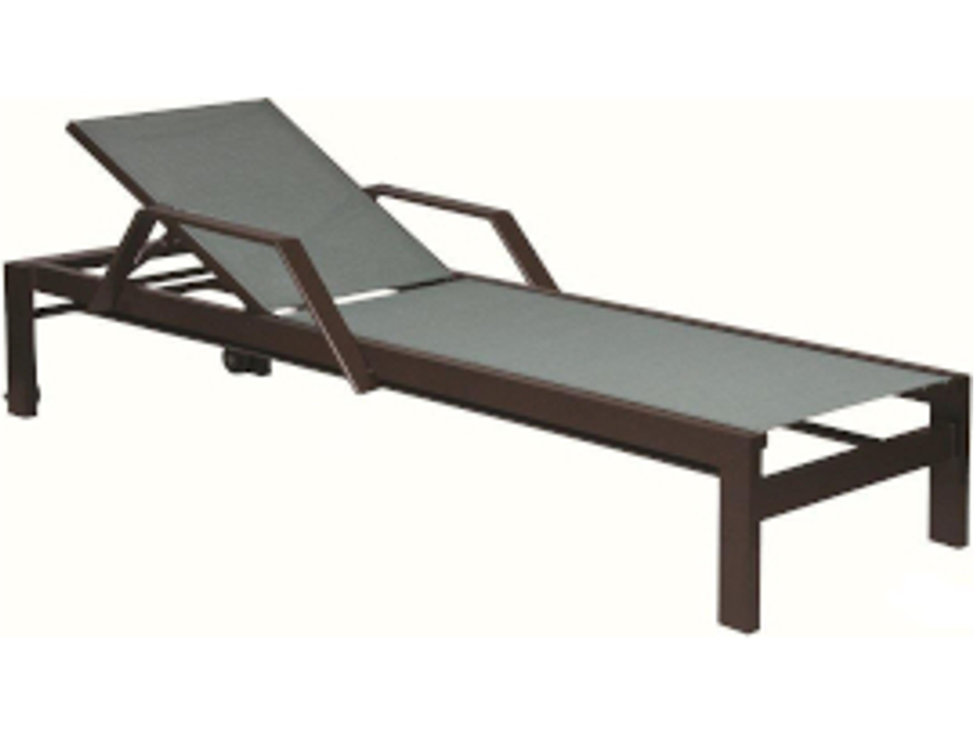 Vectra Bold Sling Aluminum Outdoor Patio Chaise Lounge