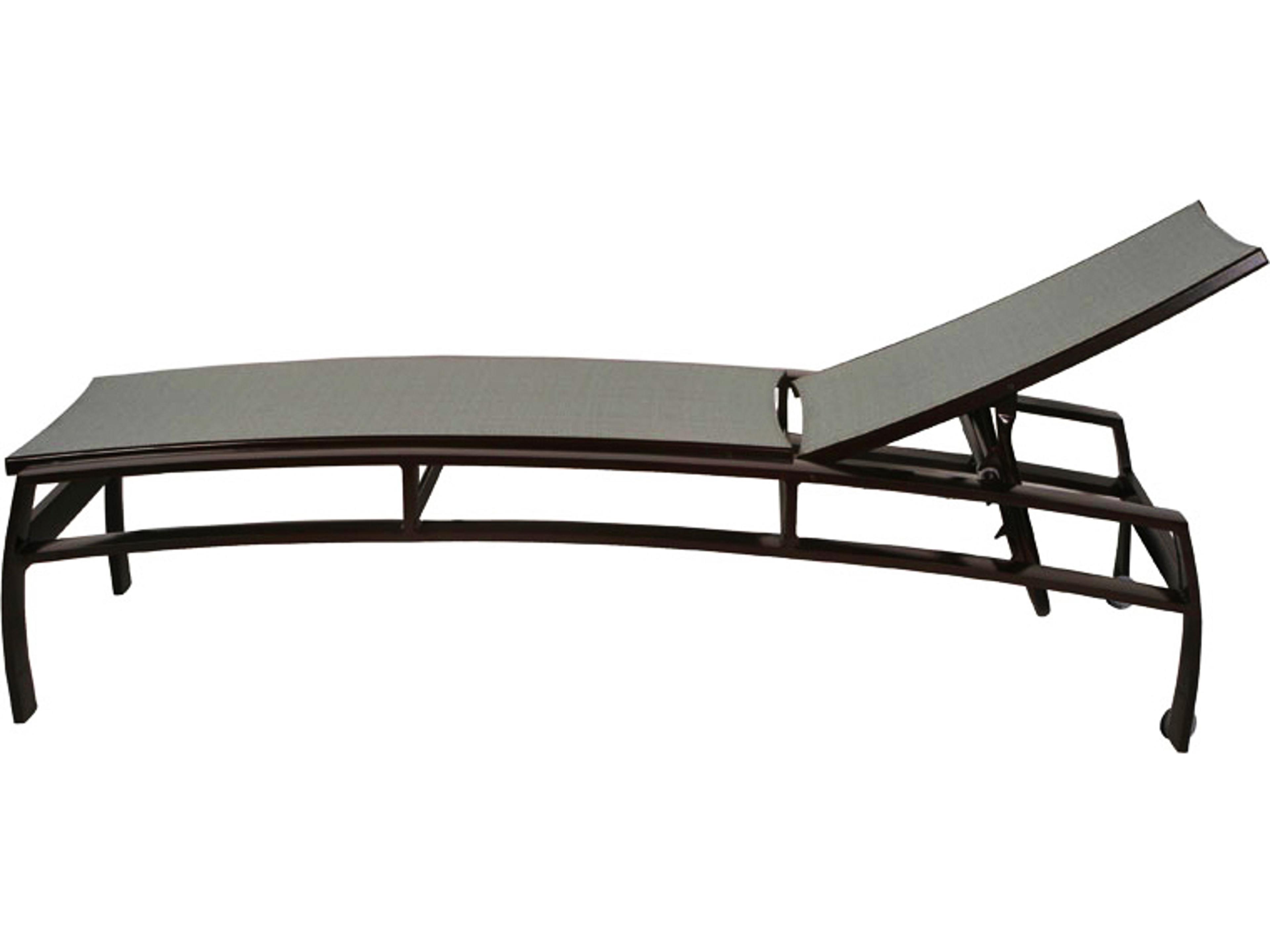 Pinnacle Sling Aluminum Adjustable Outdoor Patio Chaise Lounge