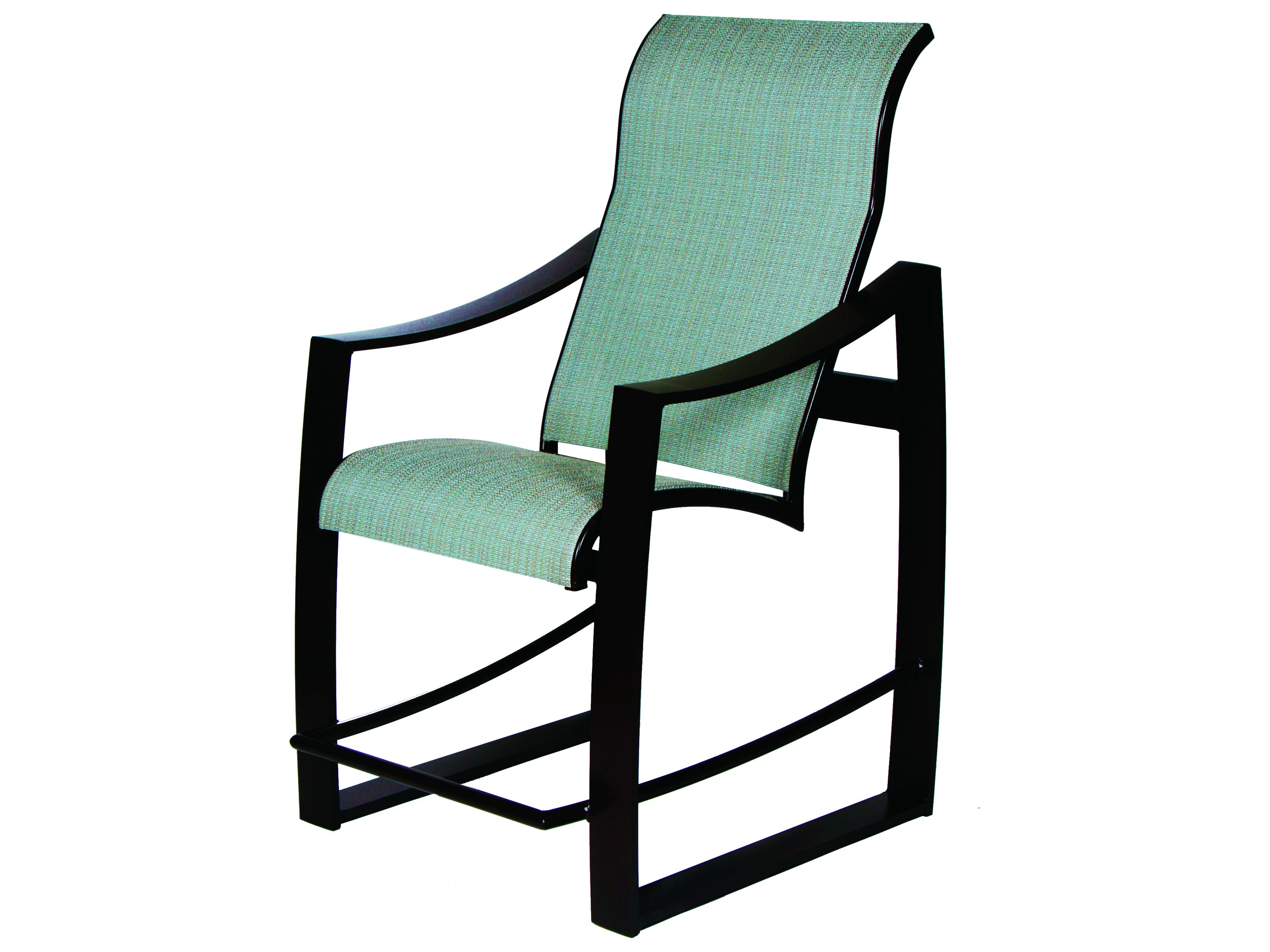 Pinnacle Sling Aluminum Patio Counter Stool