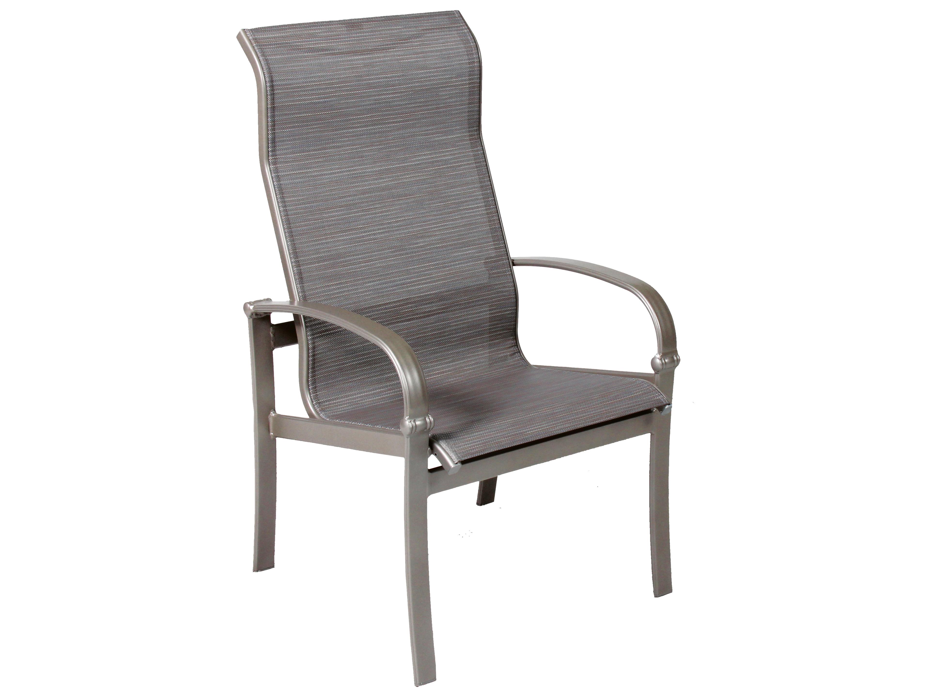 Madison Sling Aluminum Supreme Patio Dining Arm Chair