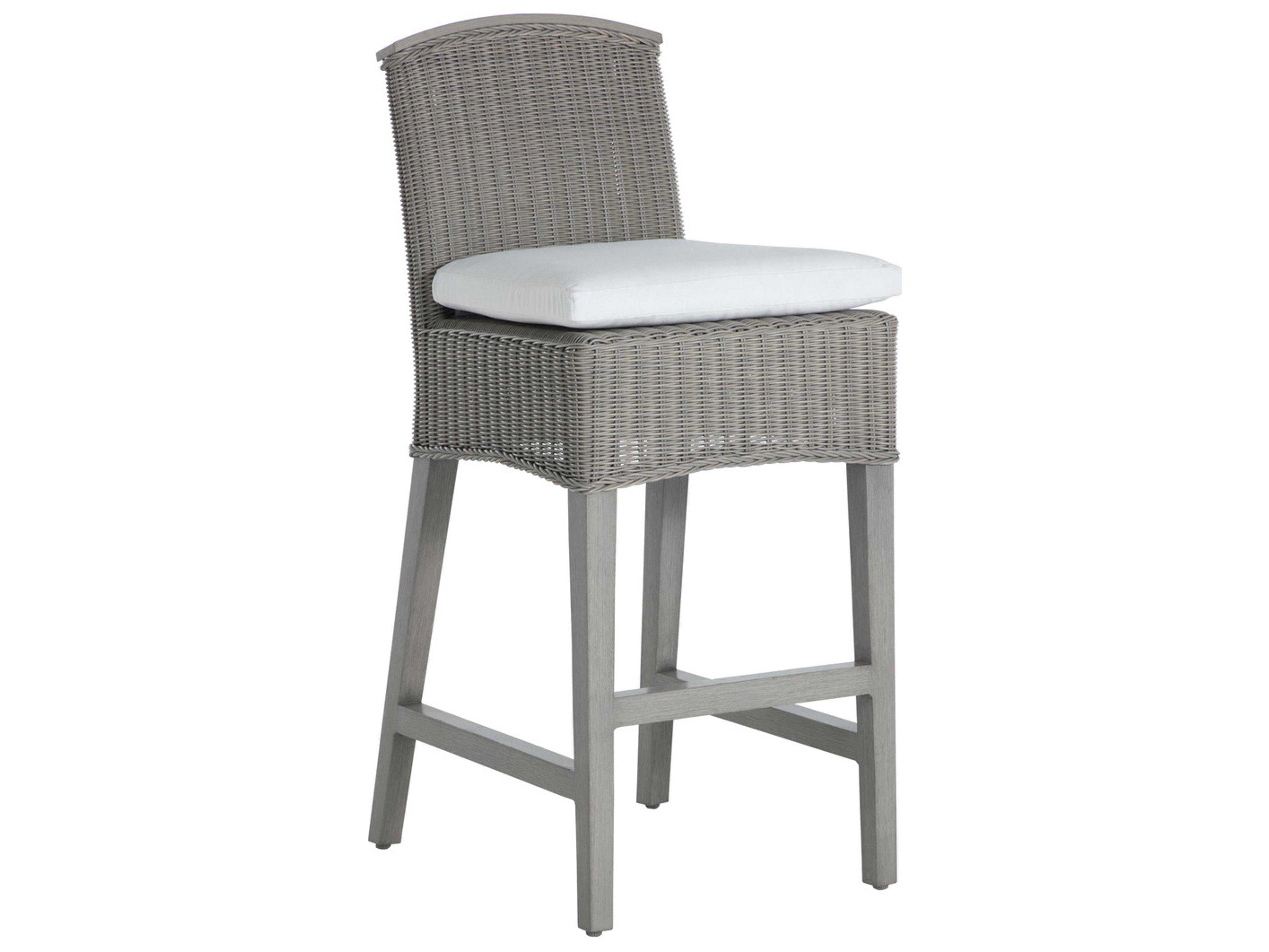 Astoria Resin Wicker Outdoor Bar Stool