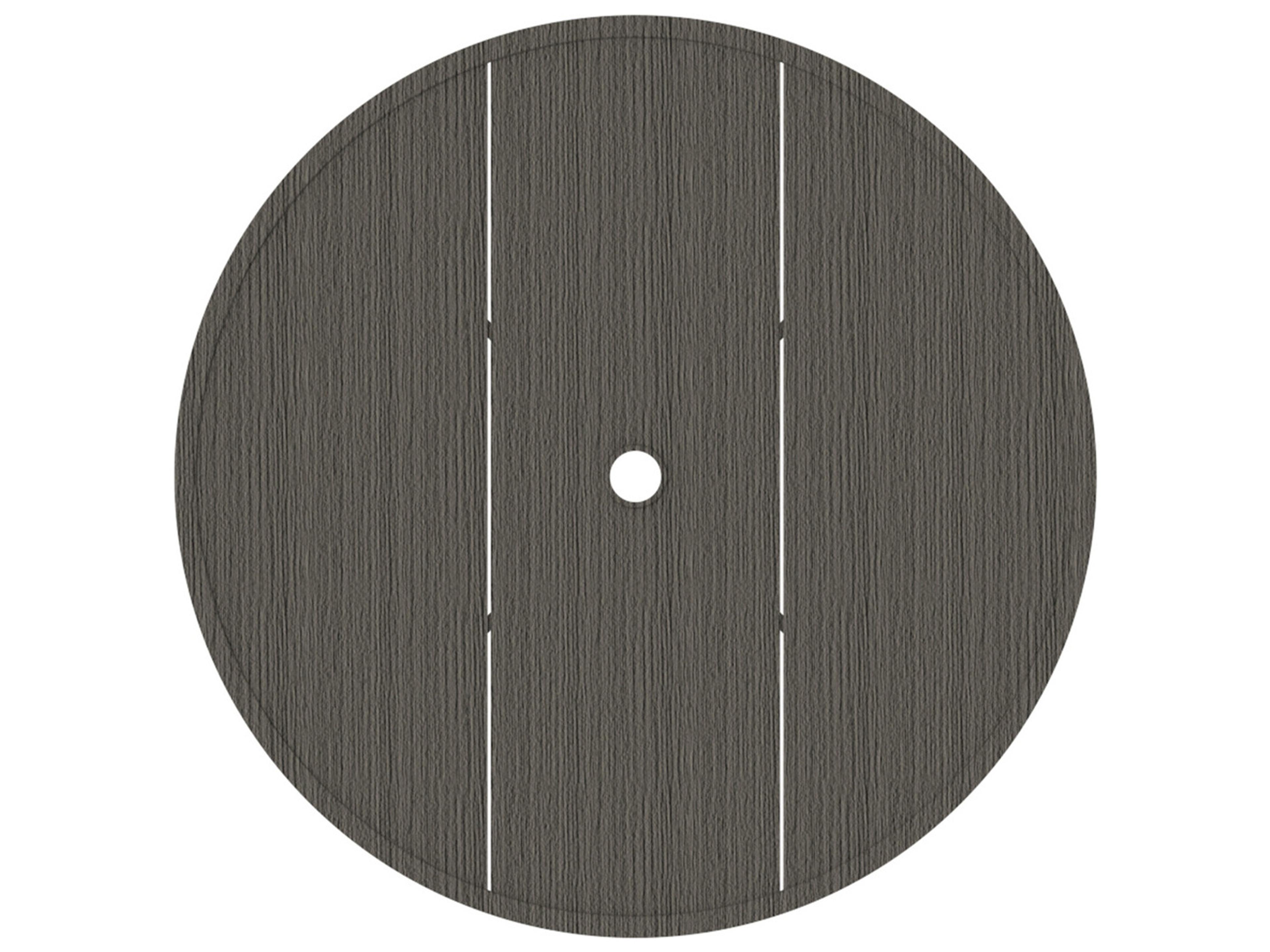 Wrought Aluminum Round Table Top with Umbrella Hole