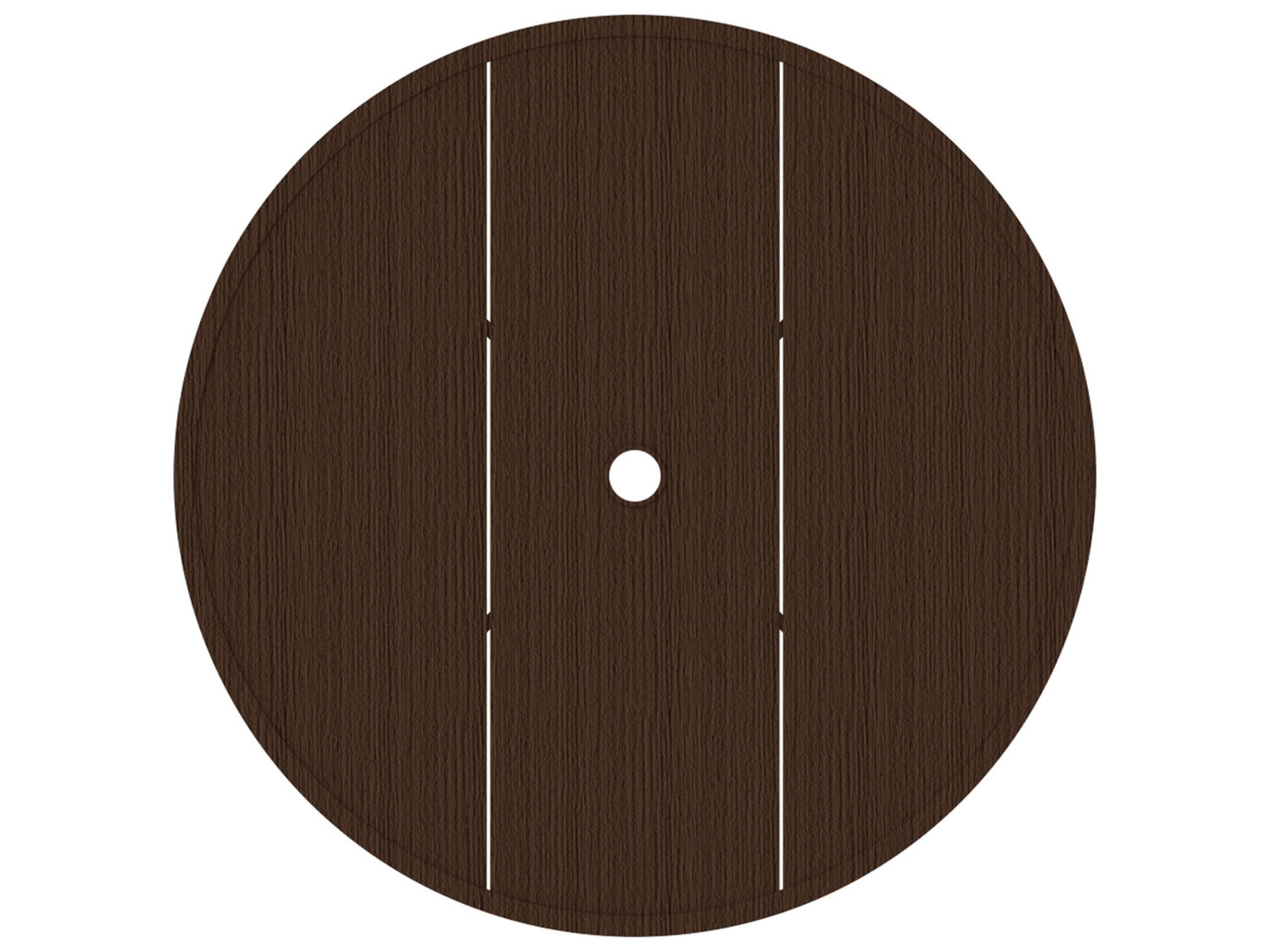 Summer Classics Wrought Aluminum Round Table Top with Umbrella Hole