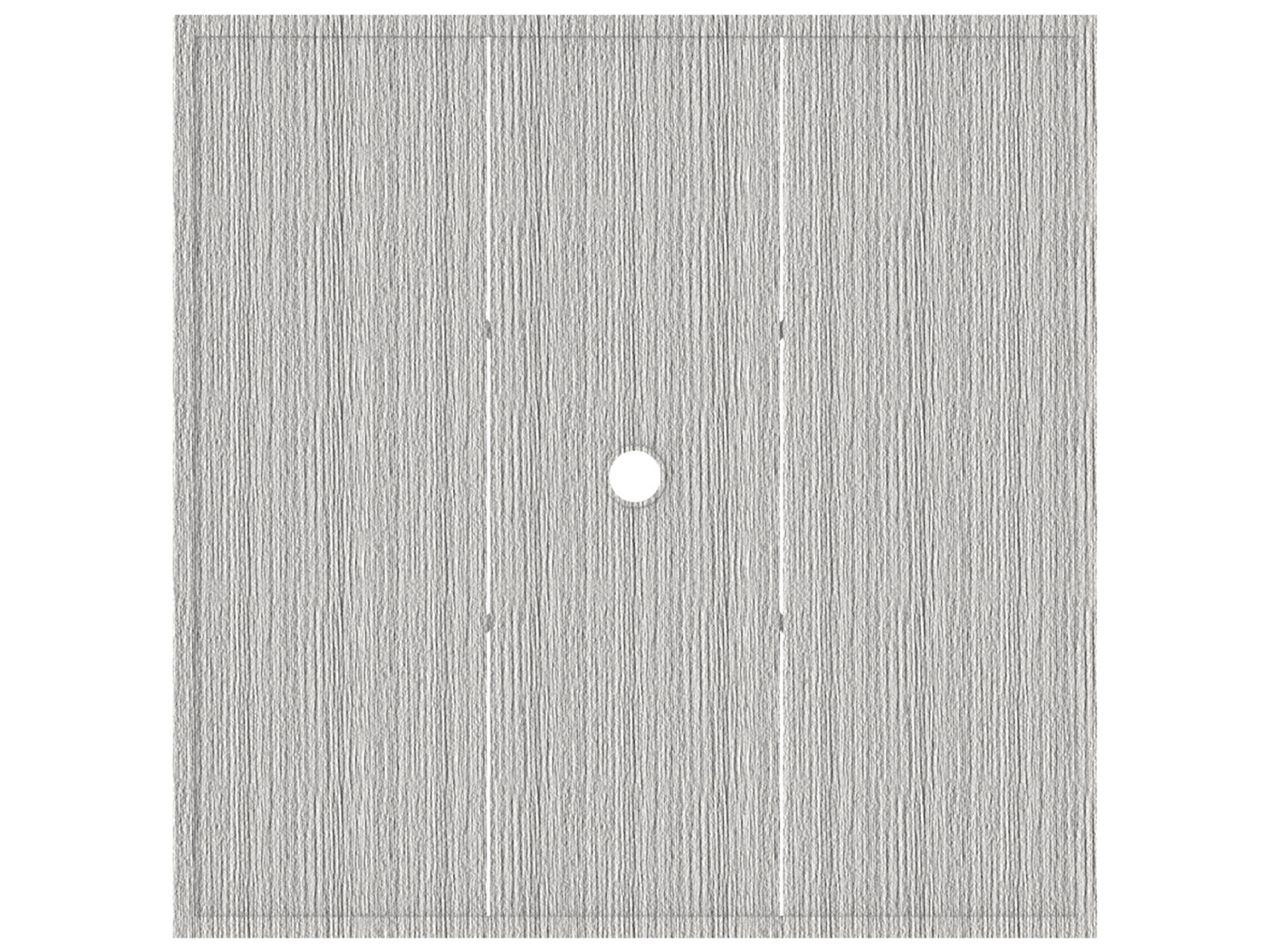 Summer Classics Wrought Aluminum Square Table Top with Umbrella Hole