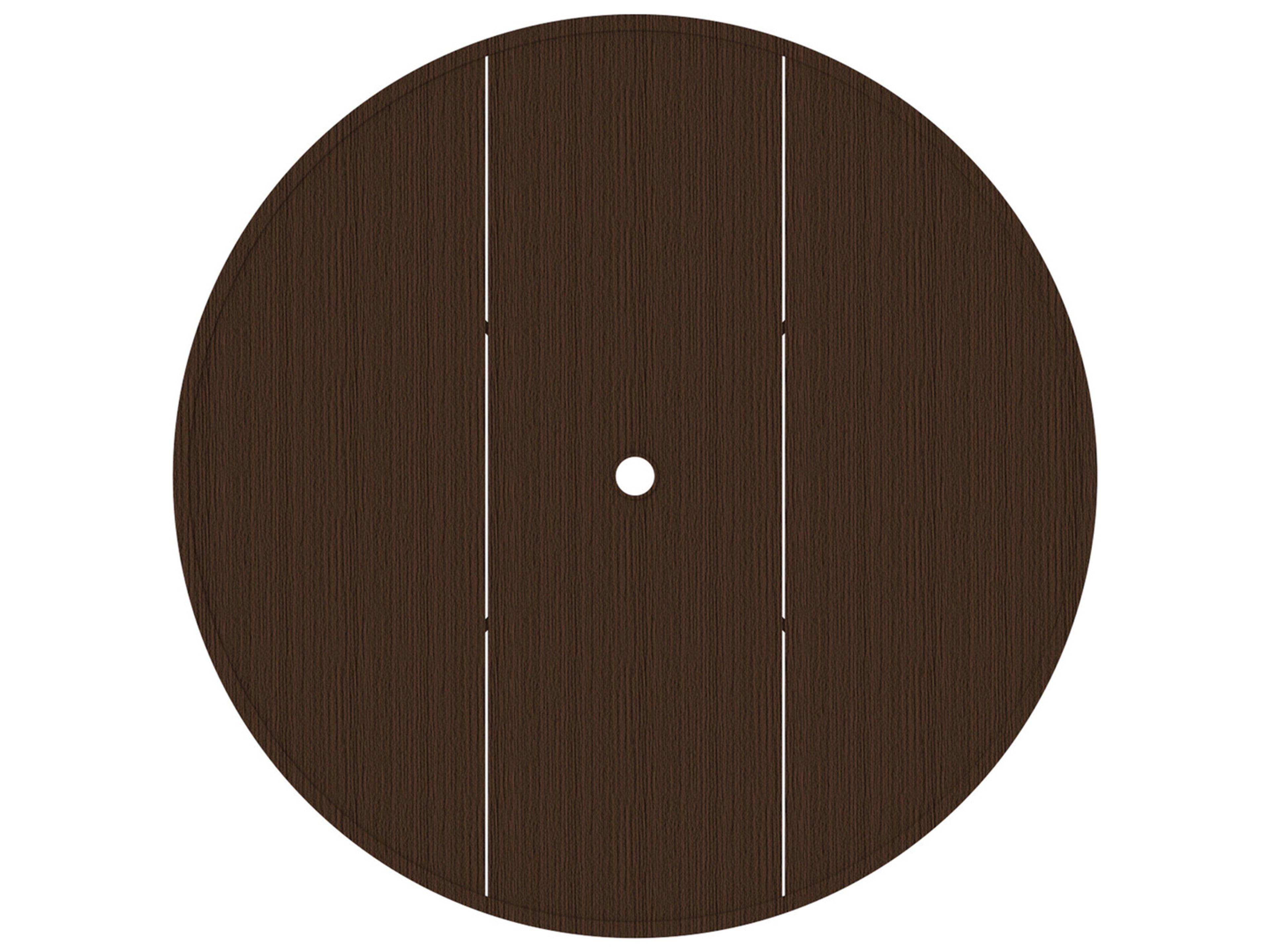 Wrought Aluminum Round Table Top with Umbrella Hole