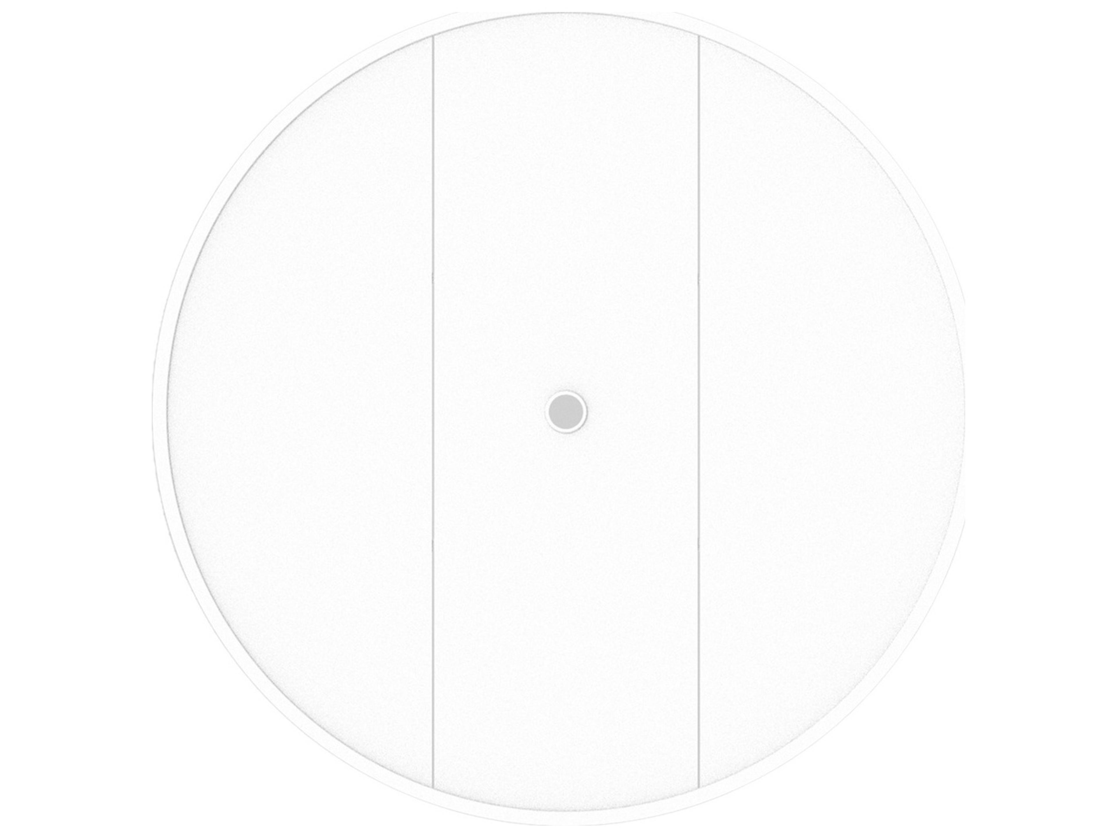 Summer Classics Wrought Aluminum Round Table Top with Umbrella Hole