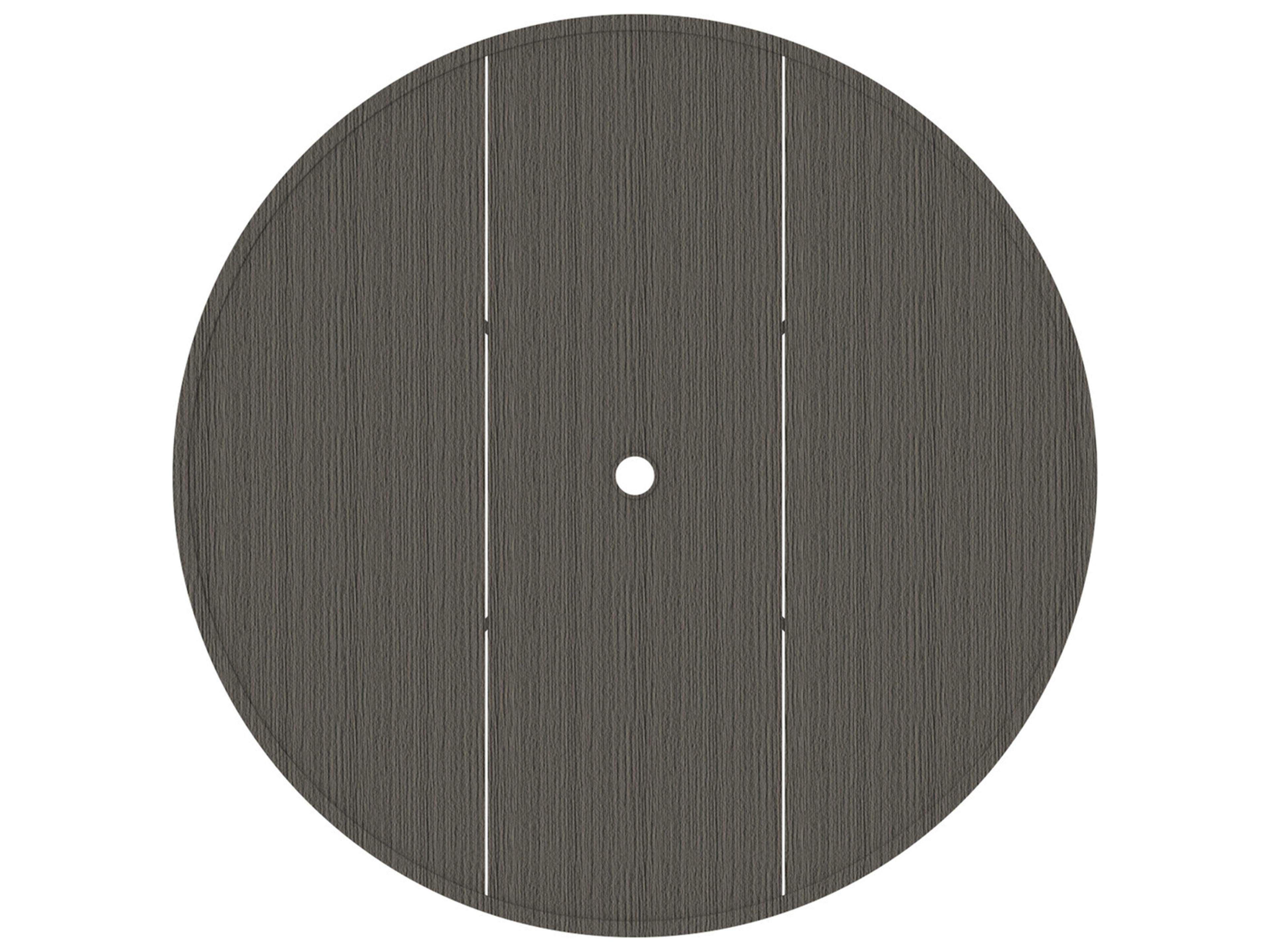 Summer Classics Wrought Aluminum Round Table Top with Umbrella Hole