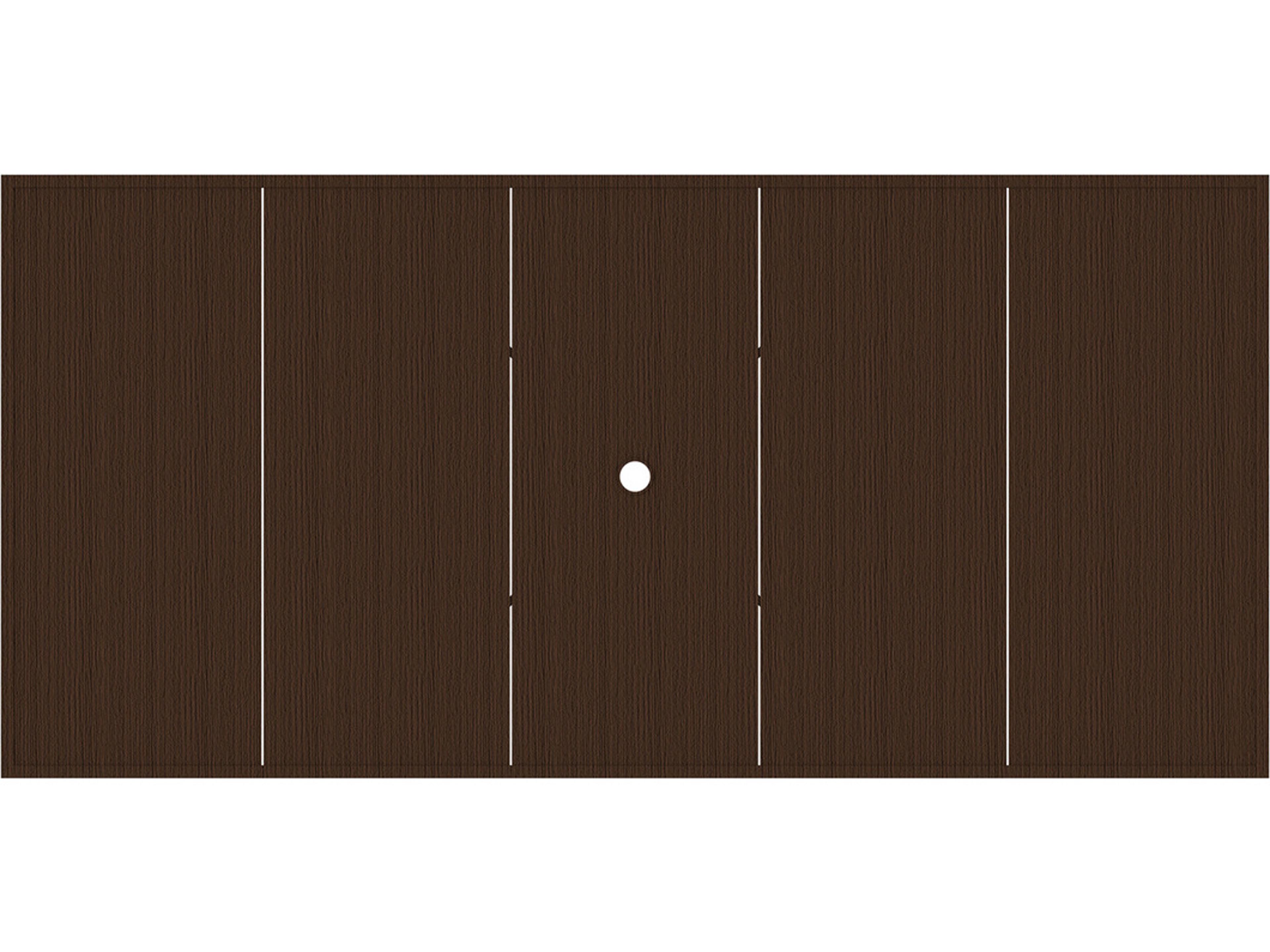 Summer Classics Wrought Aluminum Rectangular with Umbrella Hole