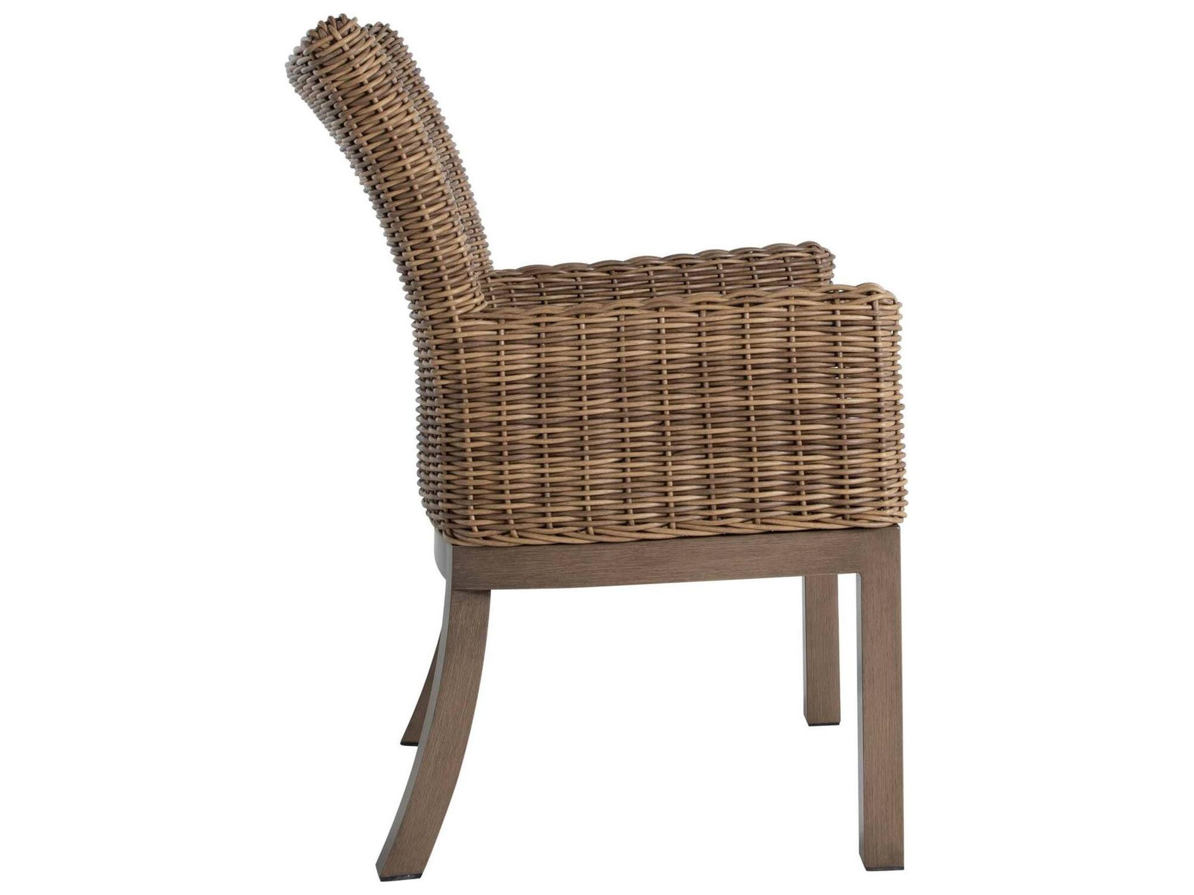 Summer Classics Montecito N-dura Resin Wicker Outdoor Dining Arm Chair