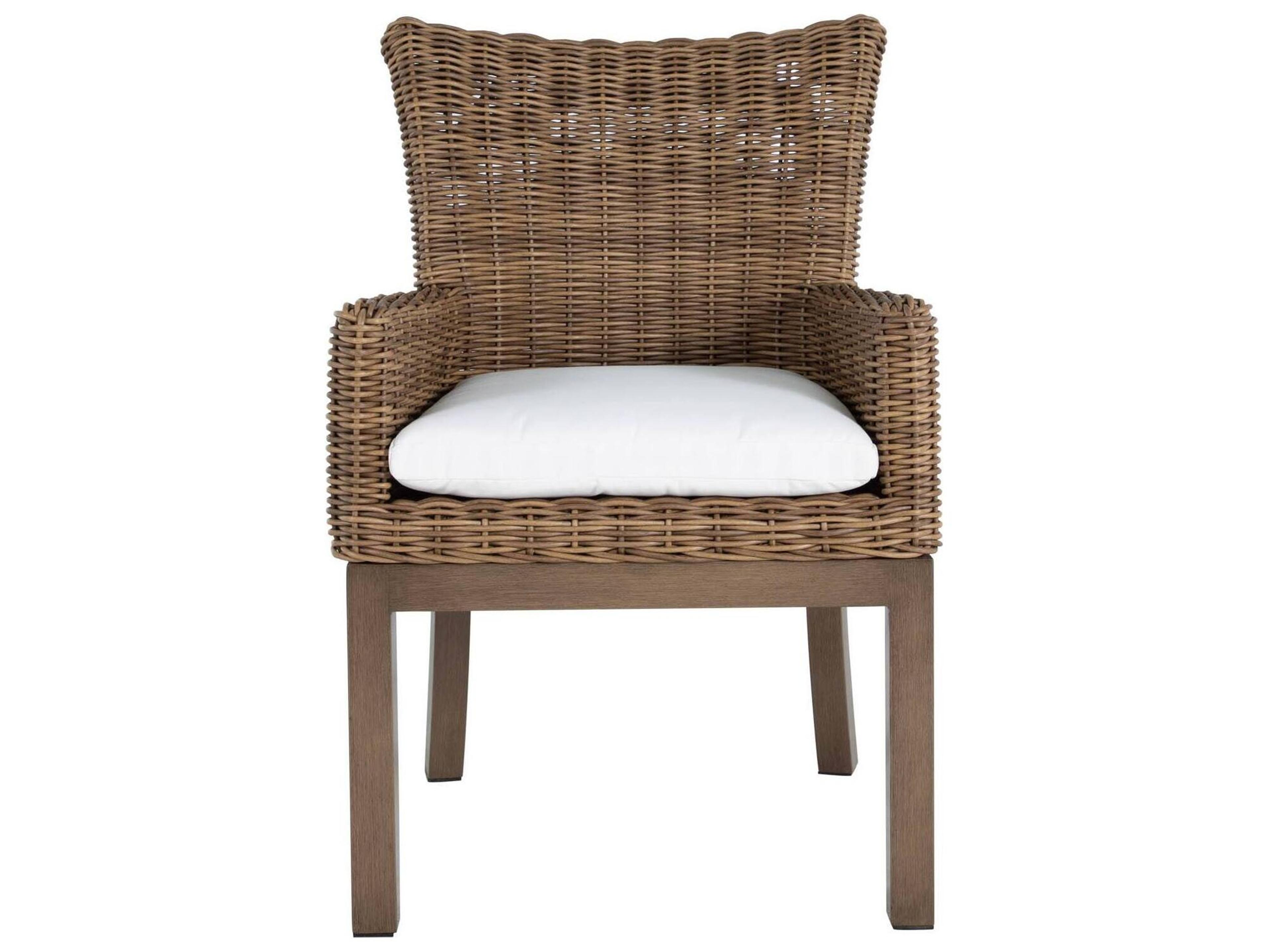 Summer Classics Montecito N-dura Resin Wicker Outdoor Dining Arm Chair