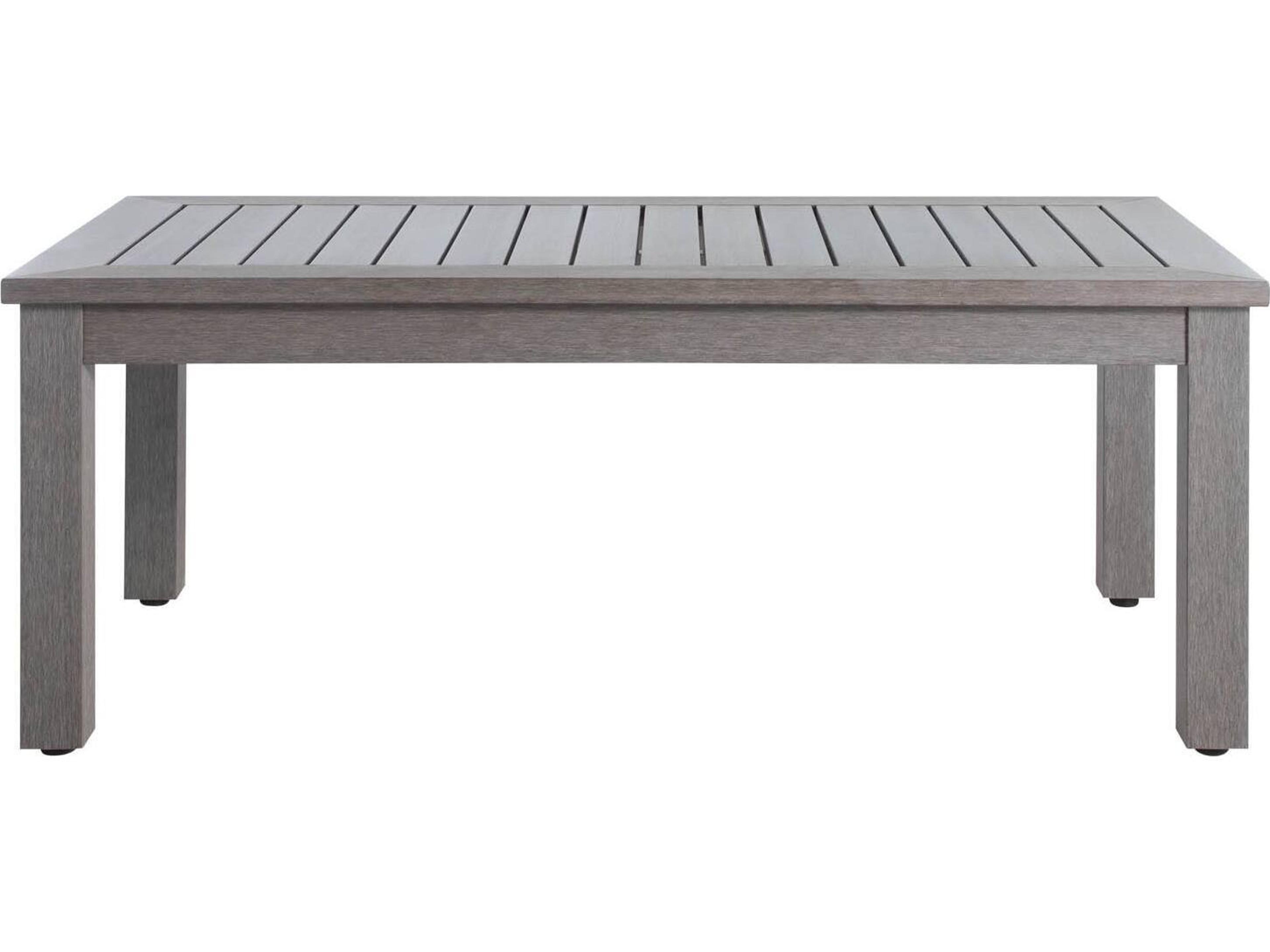 Summer Classics Portside N-Dura Wood Rectangular Patio Coffee Table