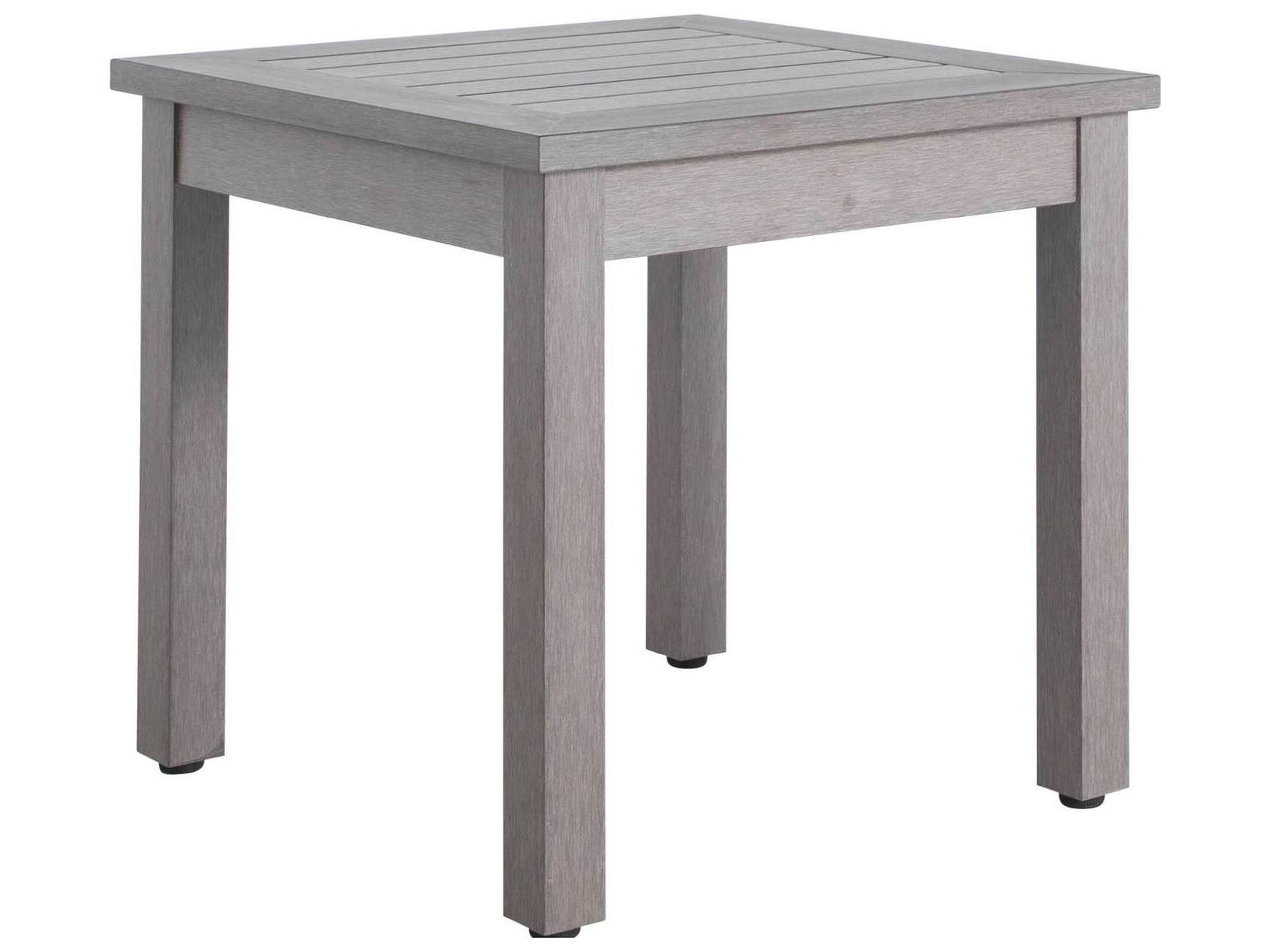 Portside N-Dura Wood Square Outdoor Side Table