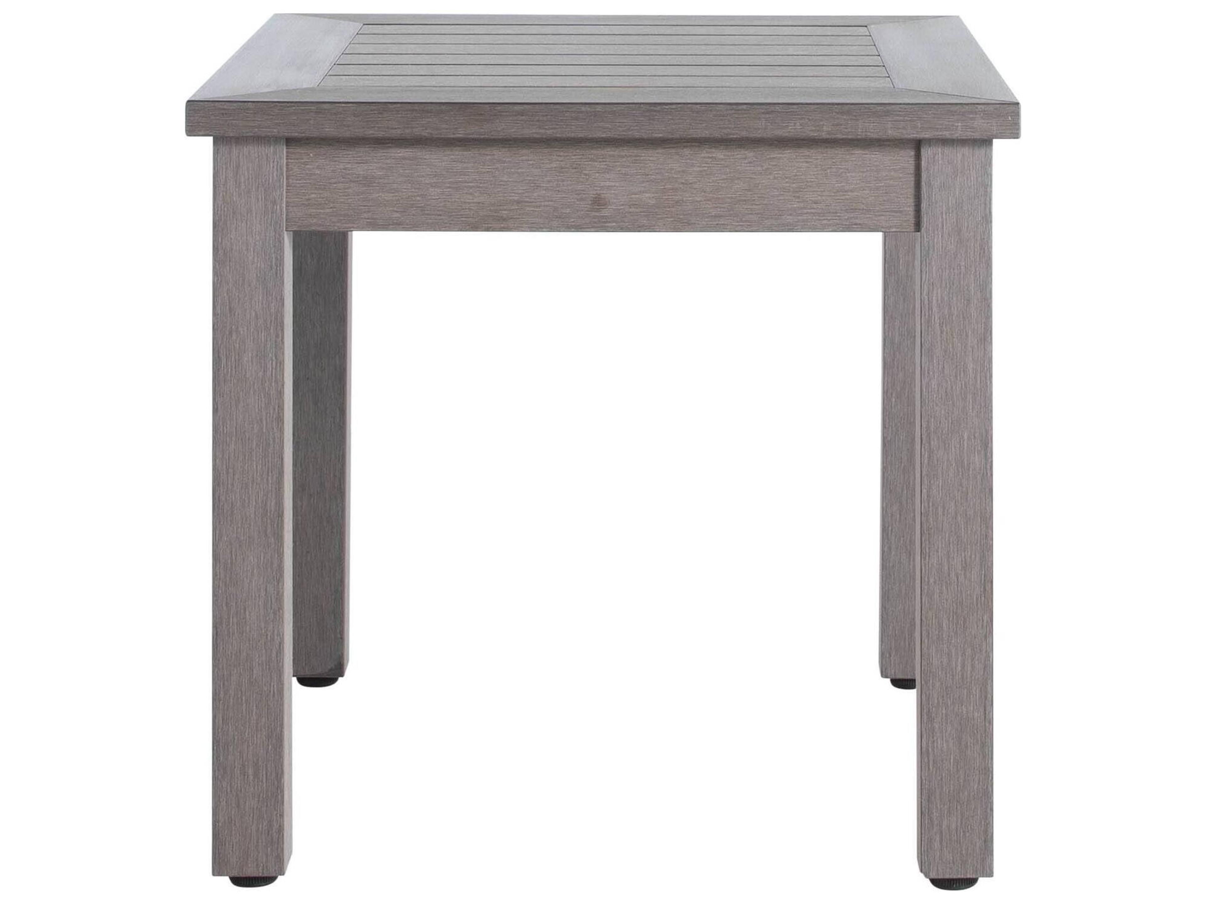 Summer Classics Portside N-Dura Wood Square Outdoor Side Table