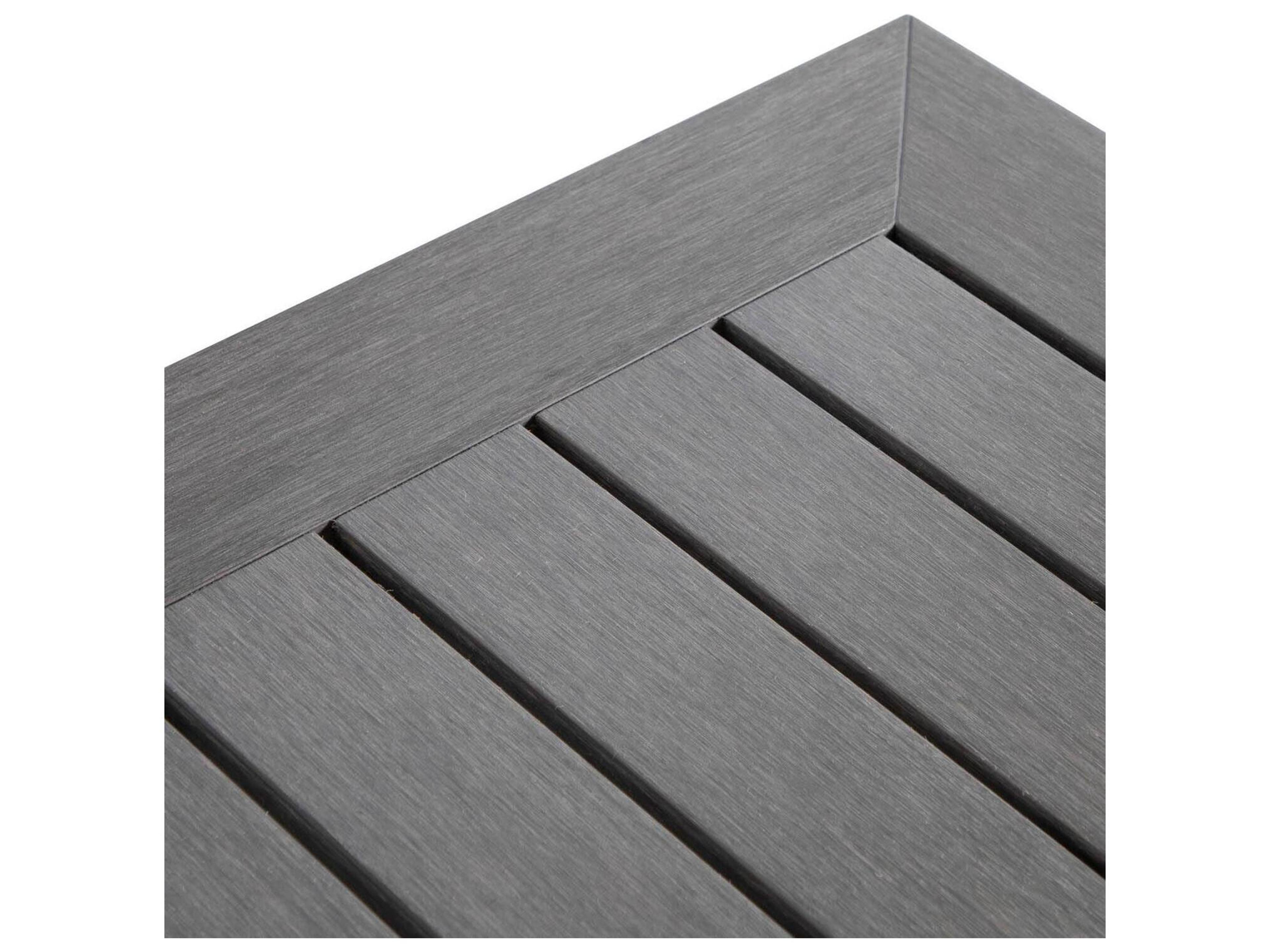 Summer Classics Portside N-Dura Wood Square Outdoor Side Table