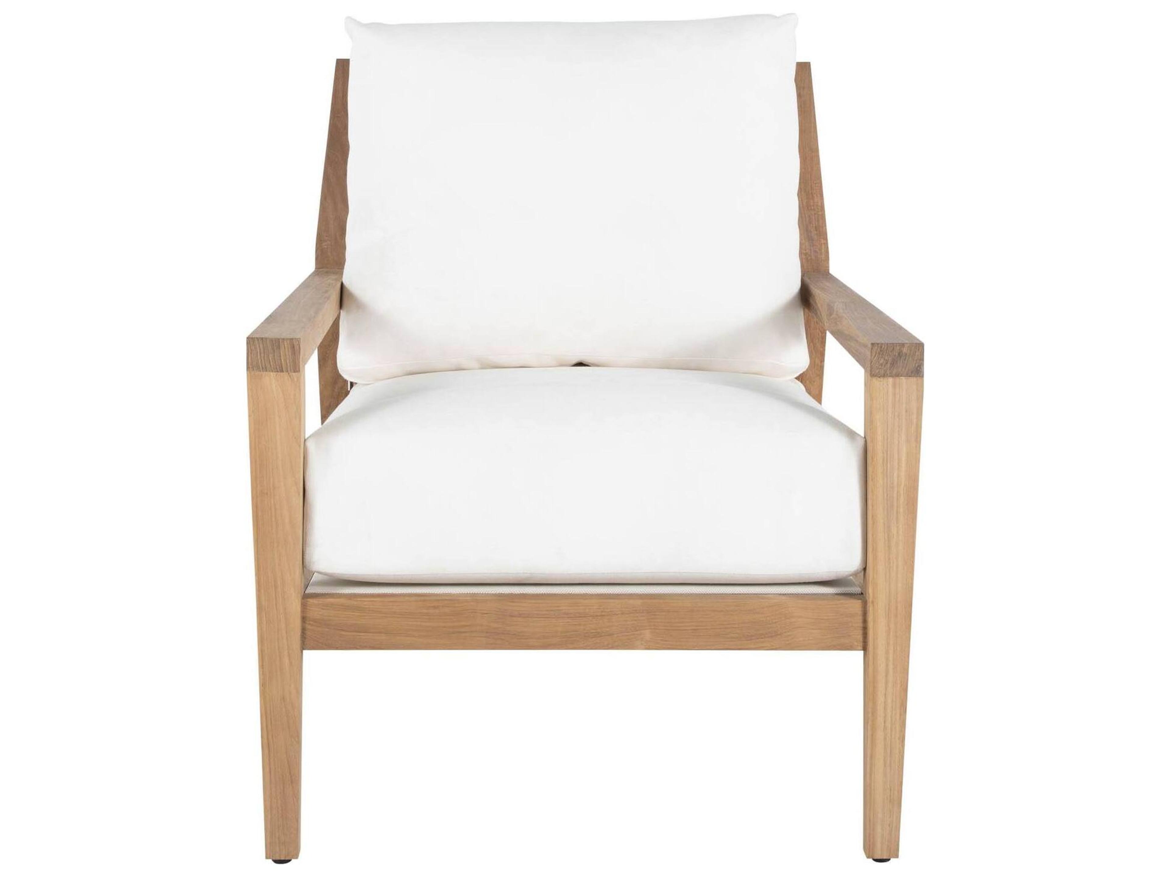 Summer Classics Savannah Teak Natural Outdoor Patio Lounge Chair