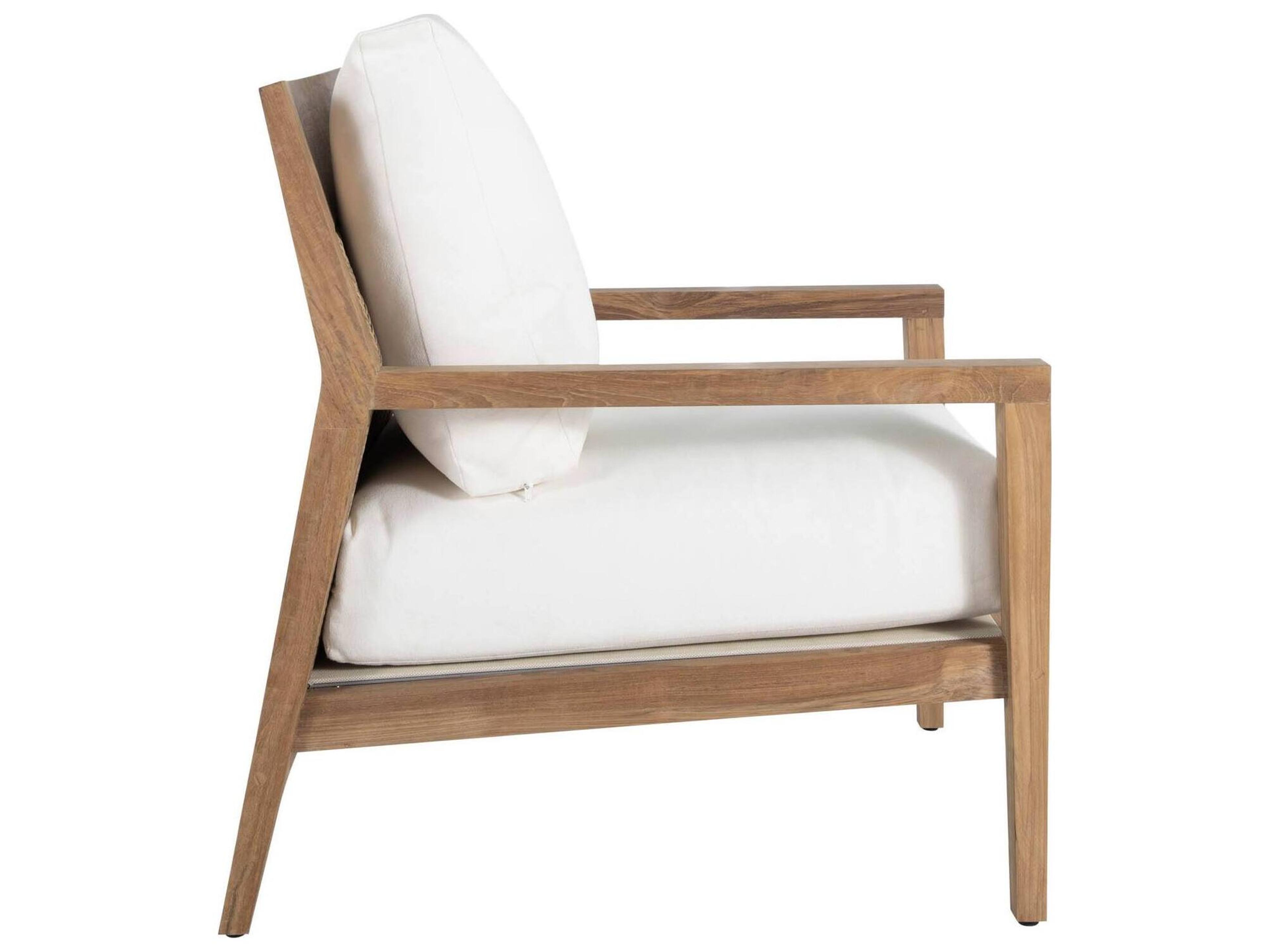 Summer Classics Savannah Teak Natural Outdoor Patio Lounge Chair