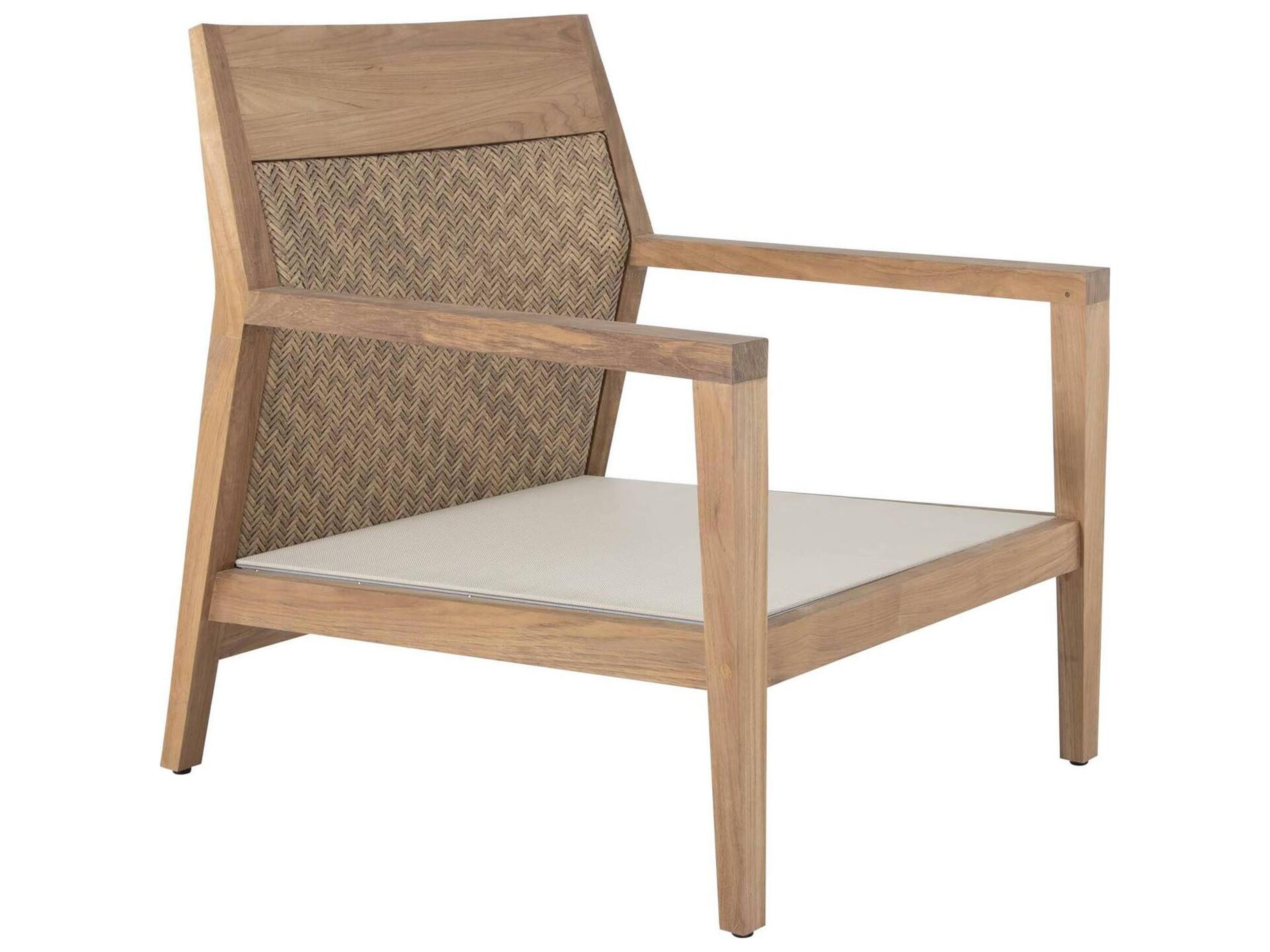 Summer Classics Savannah Teak Natural Outdoor Patio Lounge Chair
