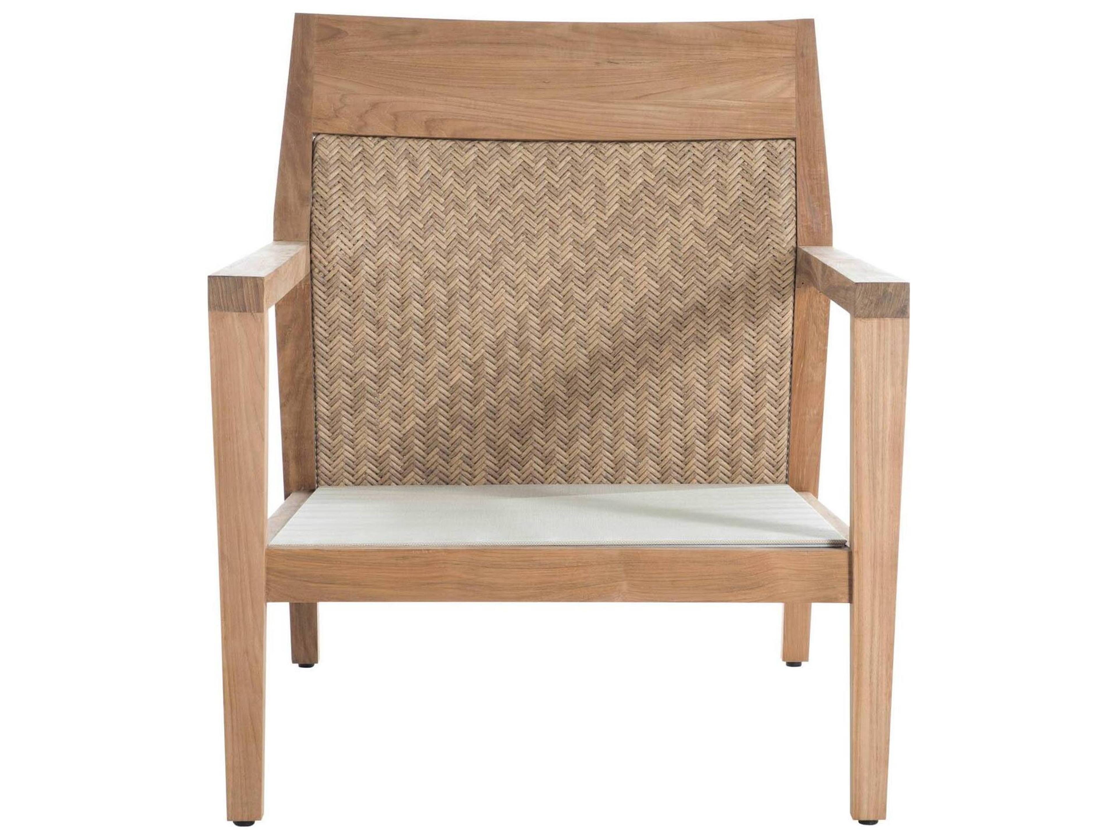 Summer Classics Savannah Teak Natural Outdoor Patio Lounge Chair