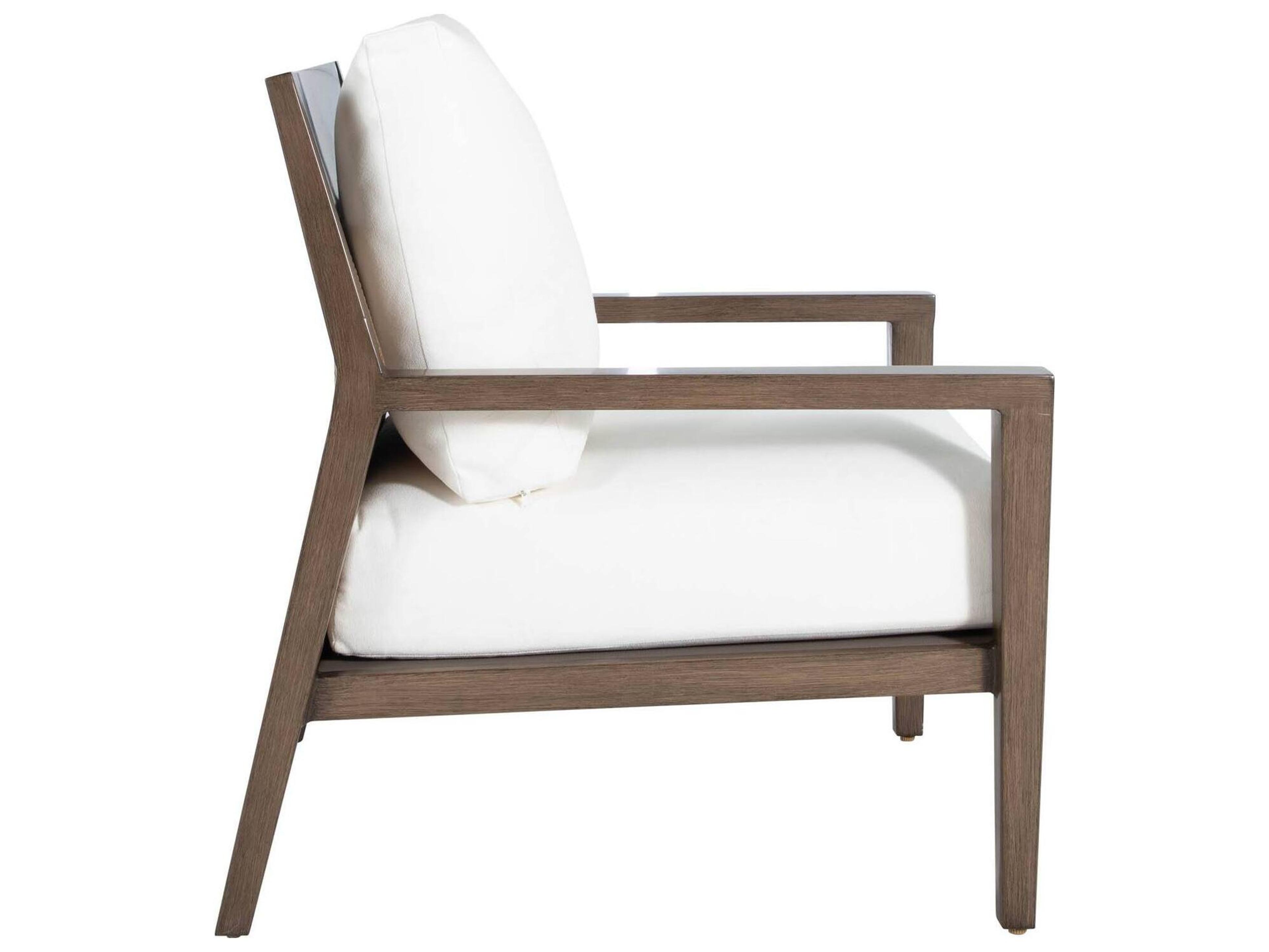 Summer Classics Savannah Aluminum N-Dura Resin Wicker Oak/Raffia Patio Lounge Chair