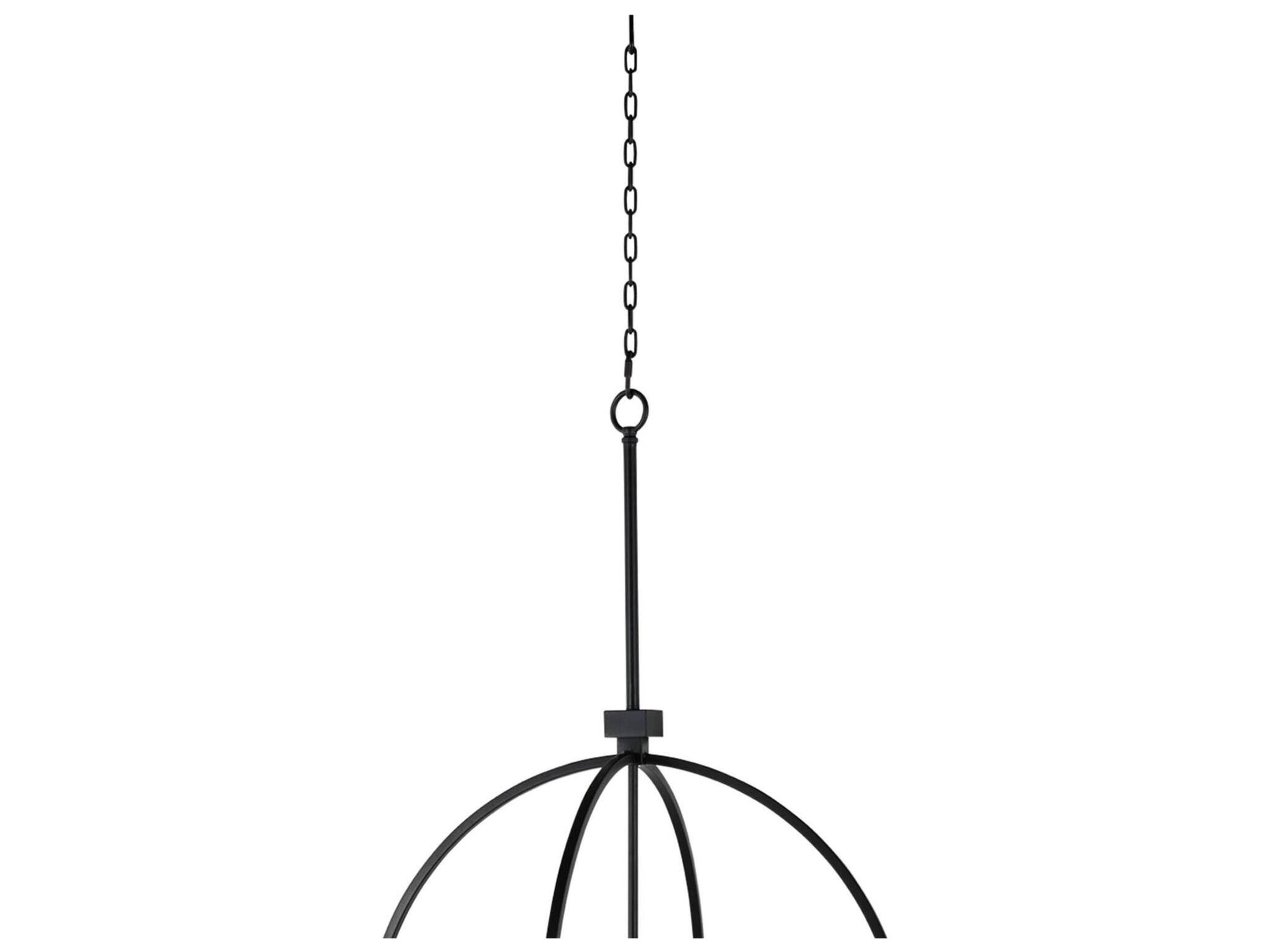 Summer Classics Marlon Stainless Steel Black Outdoor Chandelier