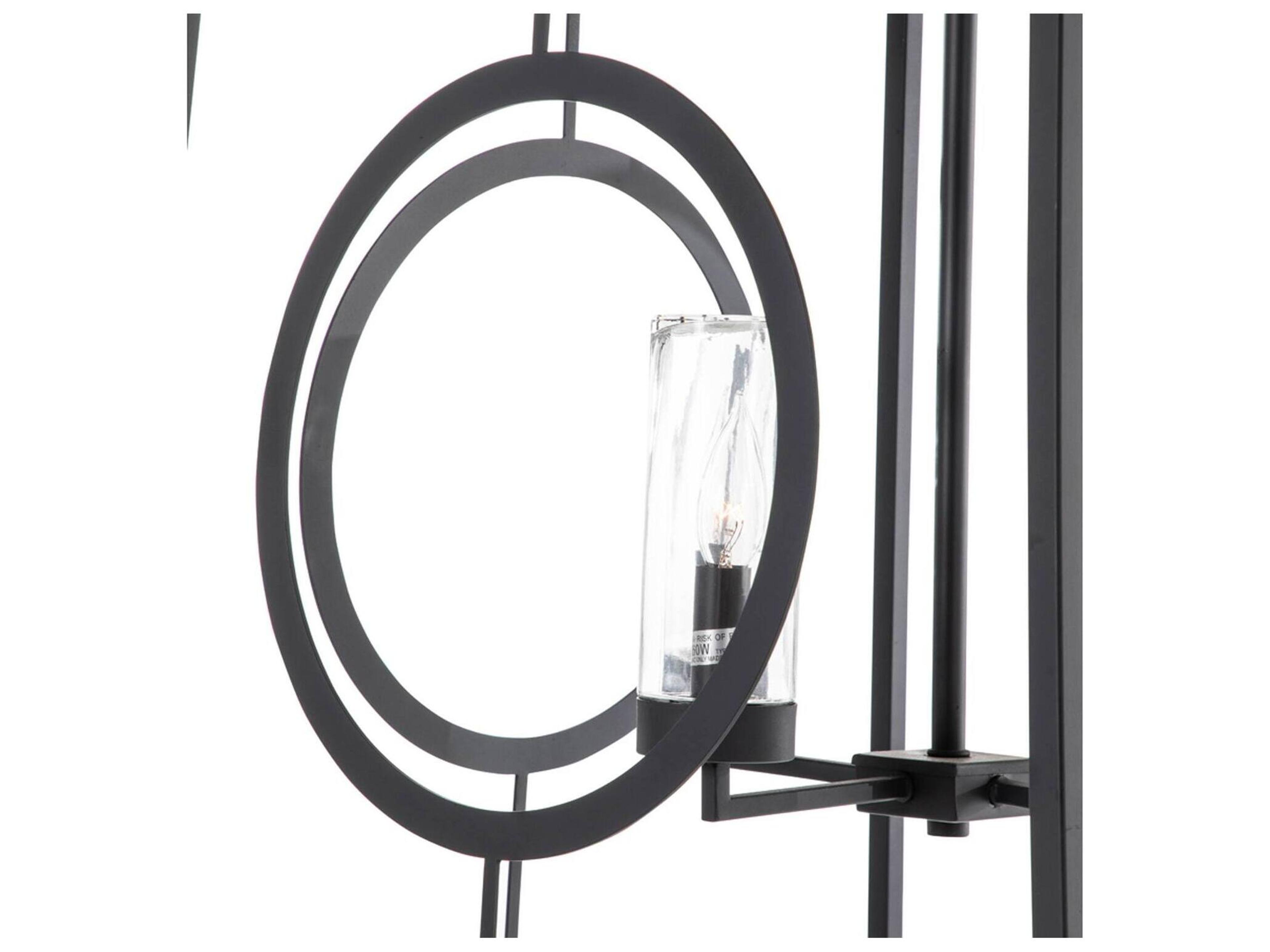 Summer Classics Omar Stainless Steel Black Outdoor Chandelier