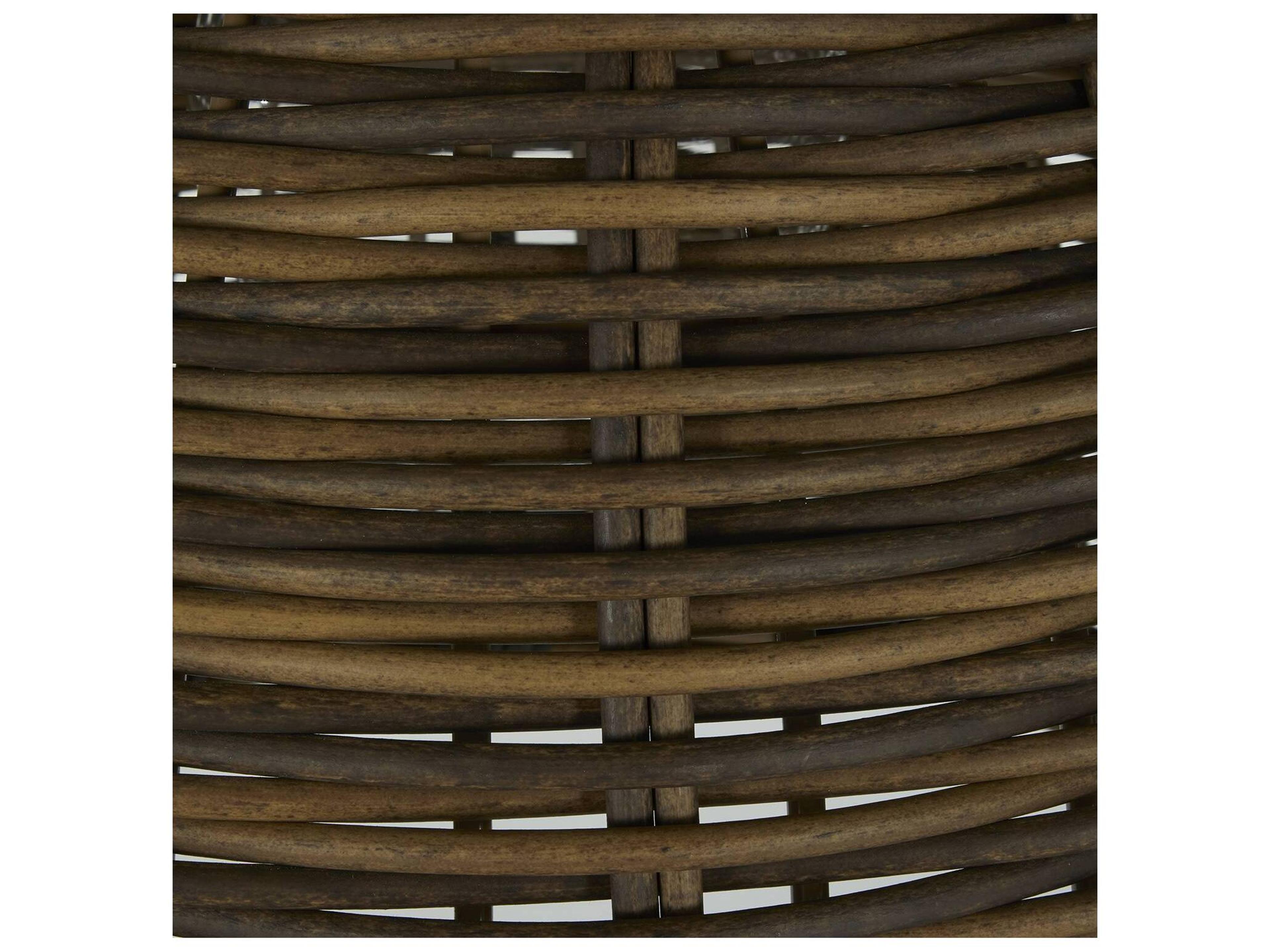 Summer Classics Prescott Resin Wicker Mahogany/Chestnut Outdoor Small Chandelier