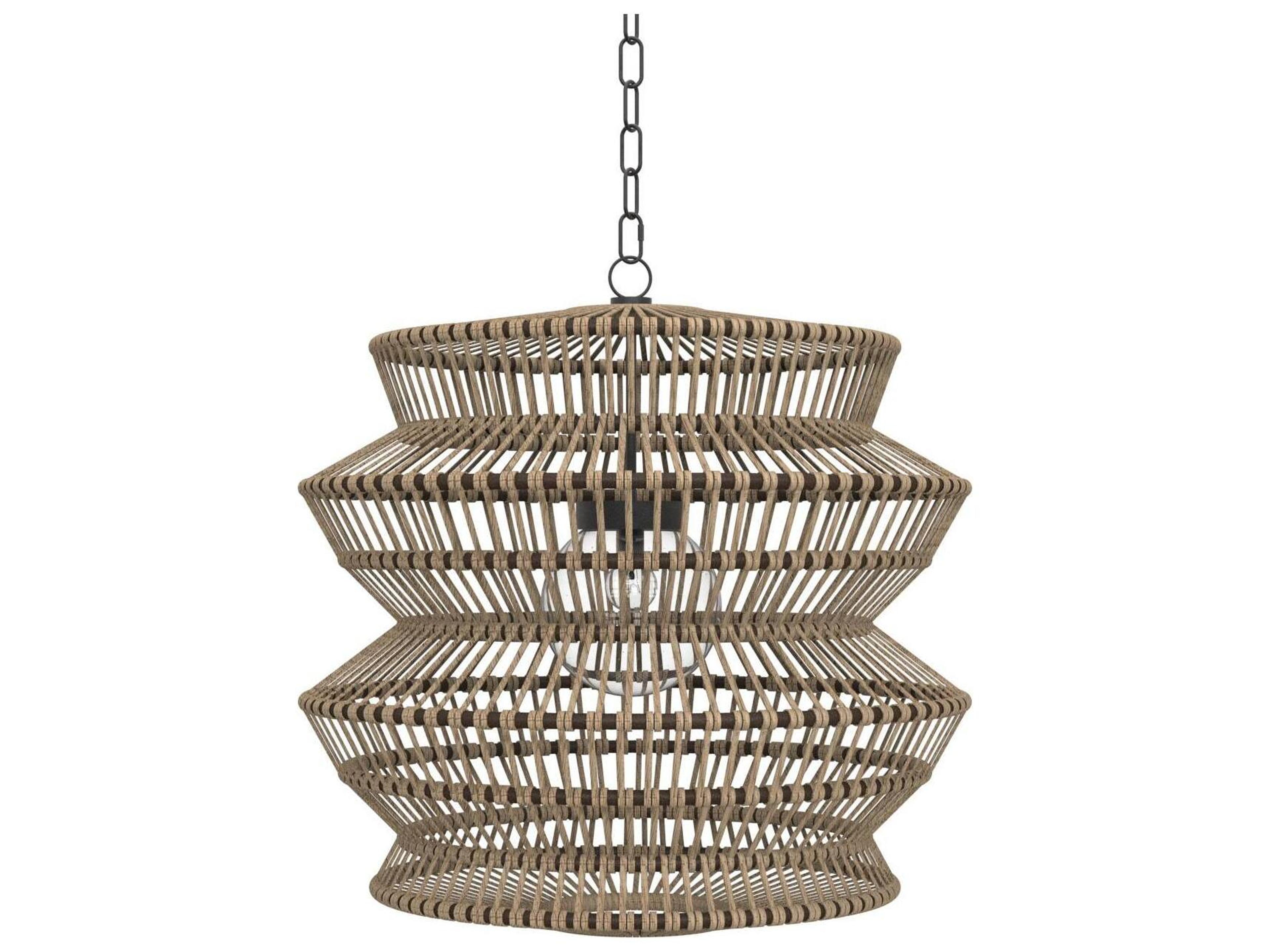 Mckenna Resin Rattan Outdoor Medium Chandelier