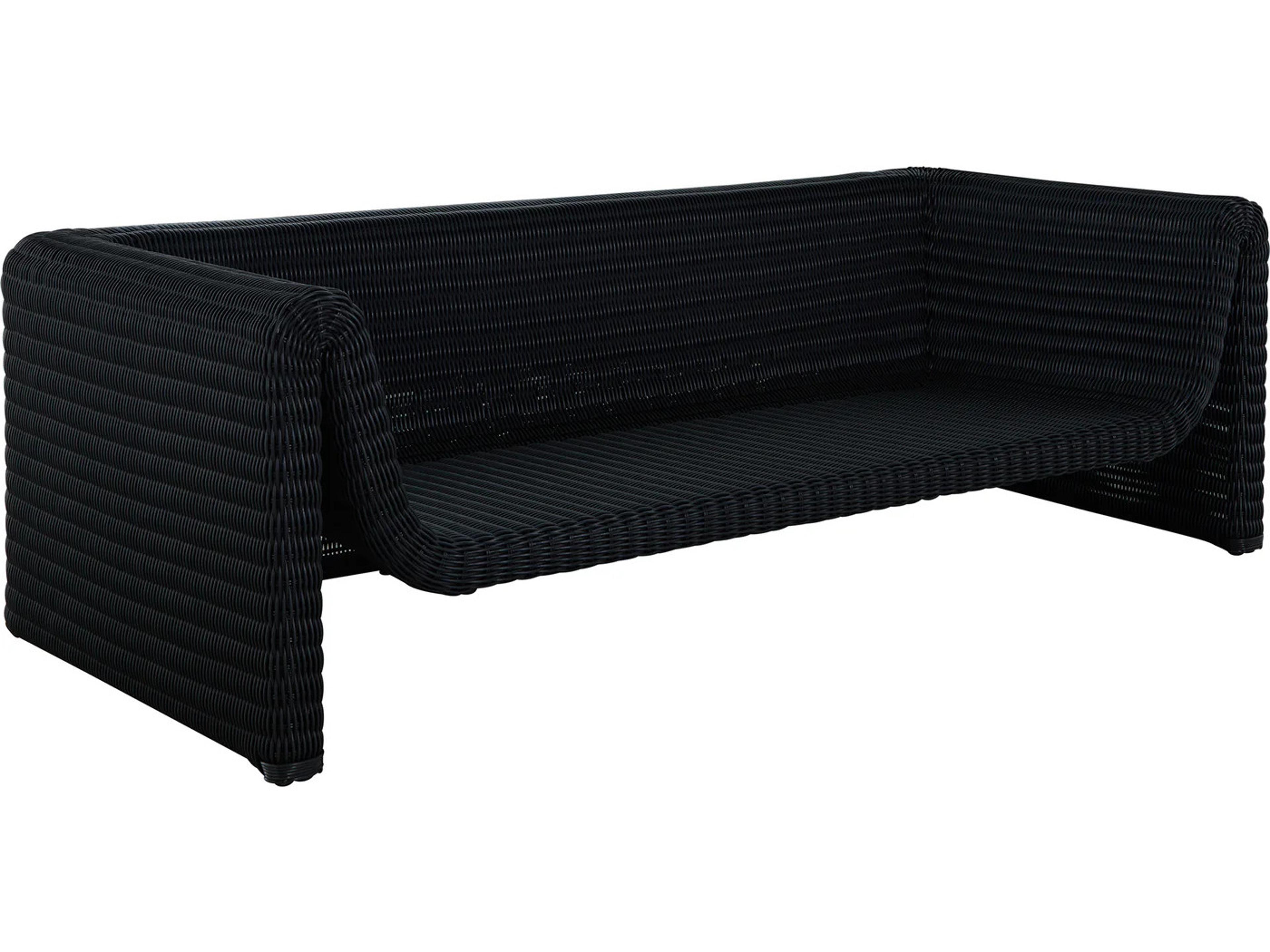 Summer Classics Como Wicker Sofa Raffia