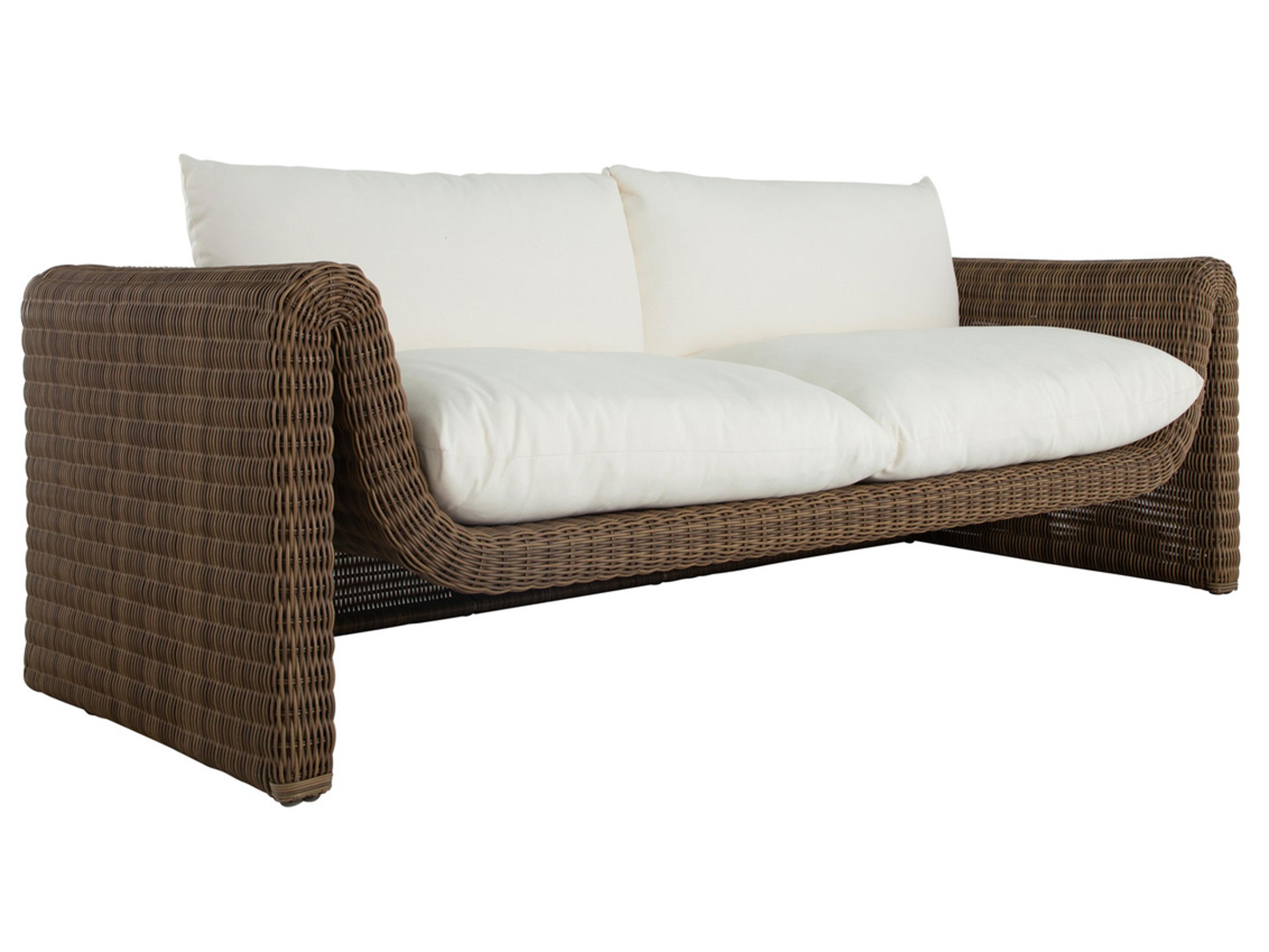 Summer Classics Como Raffia Patio Sofa