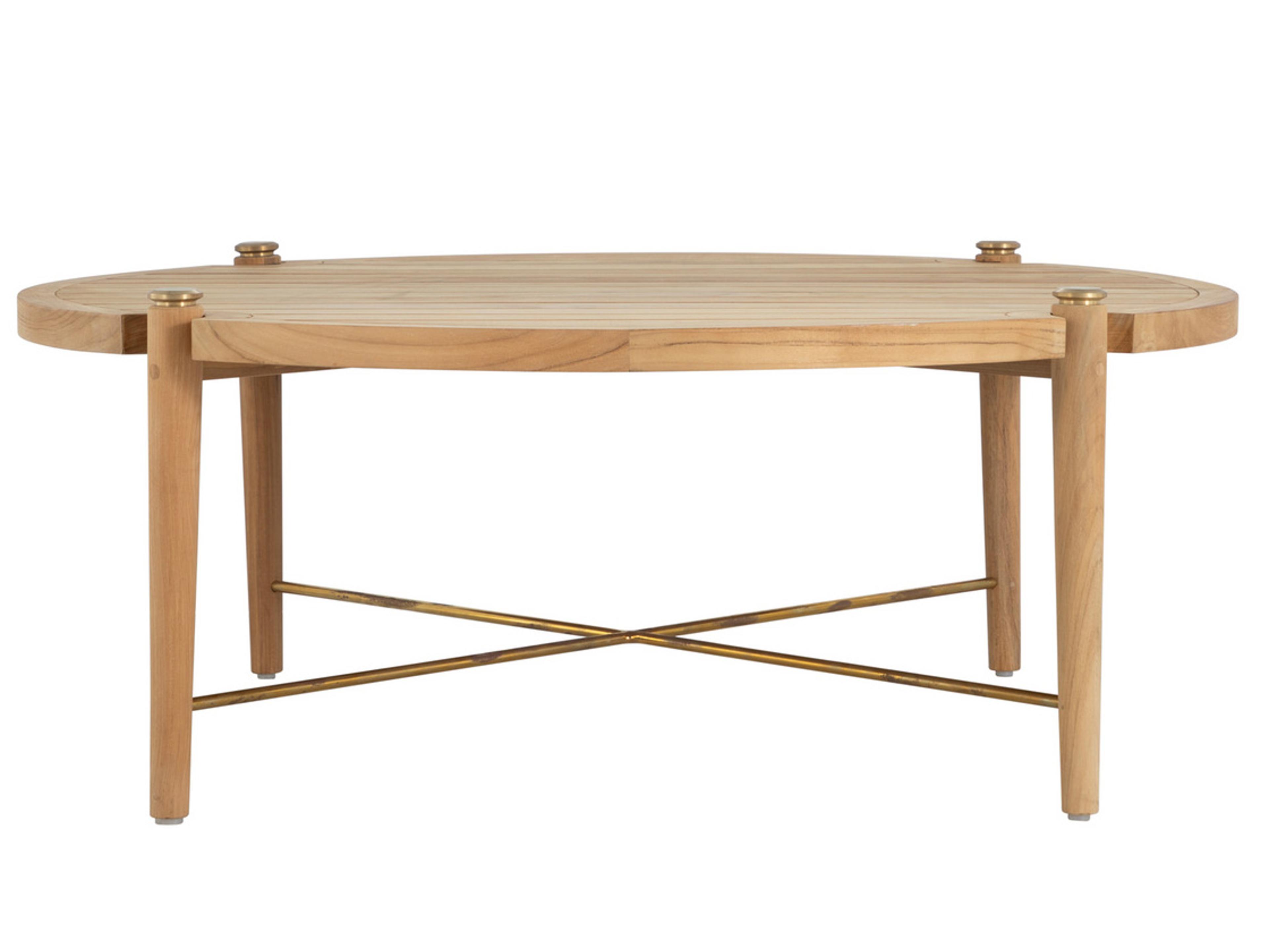 Pacifica Natural Teak Round Patio Coffee Table