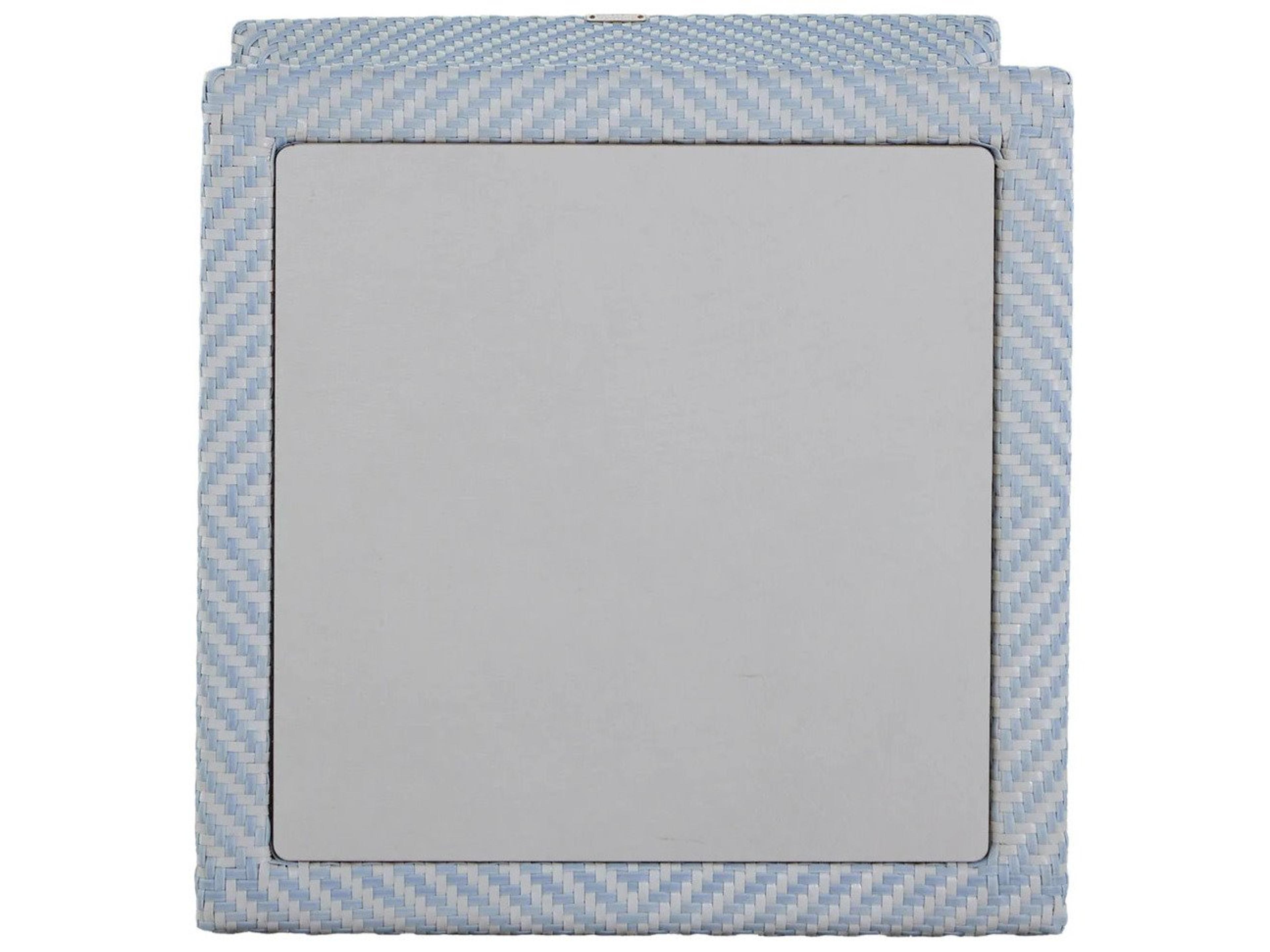 Summer Classics Bari N-Dura Resin Wicker 19.75" Square End Table