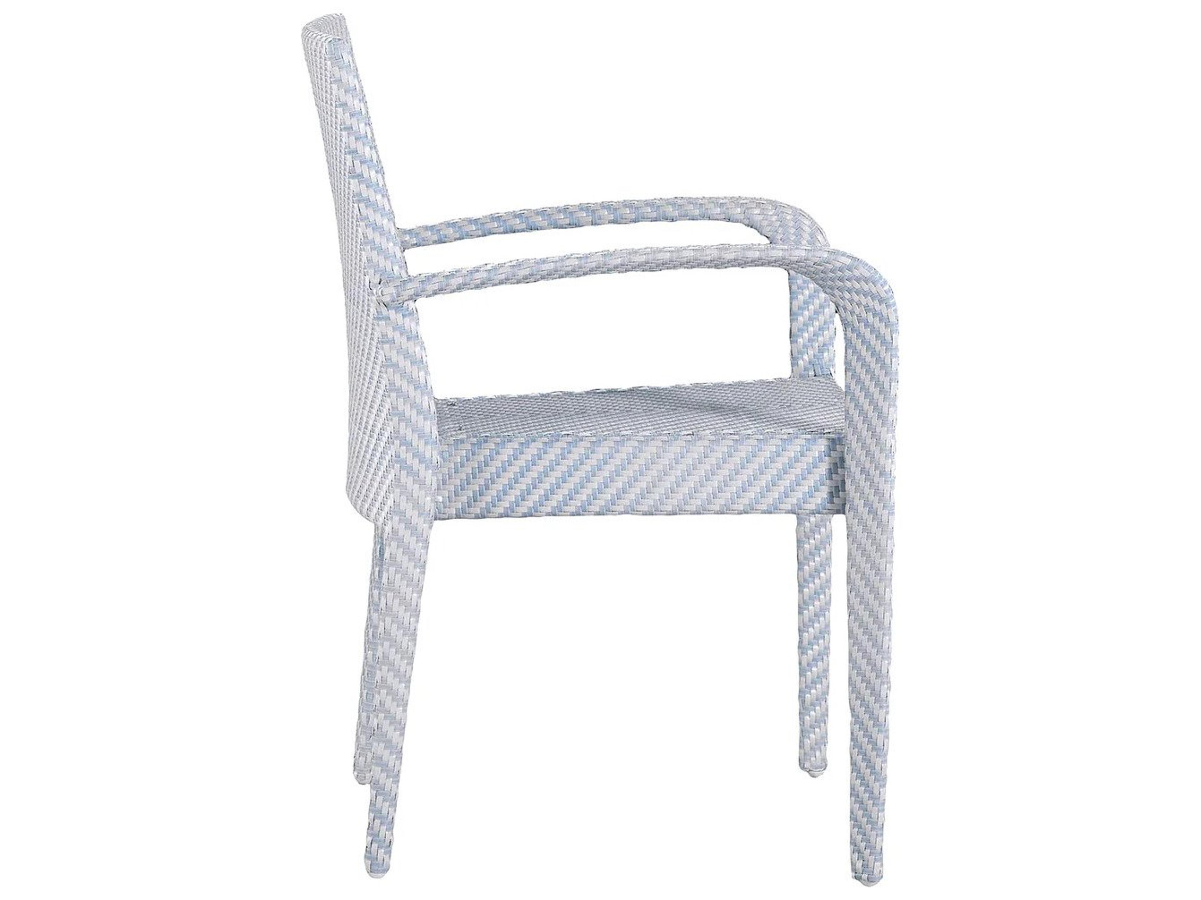 Summer Classics Bari N-Dura Resin Wicker Stacking Arm Chair